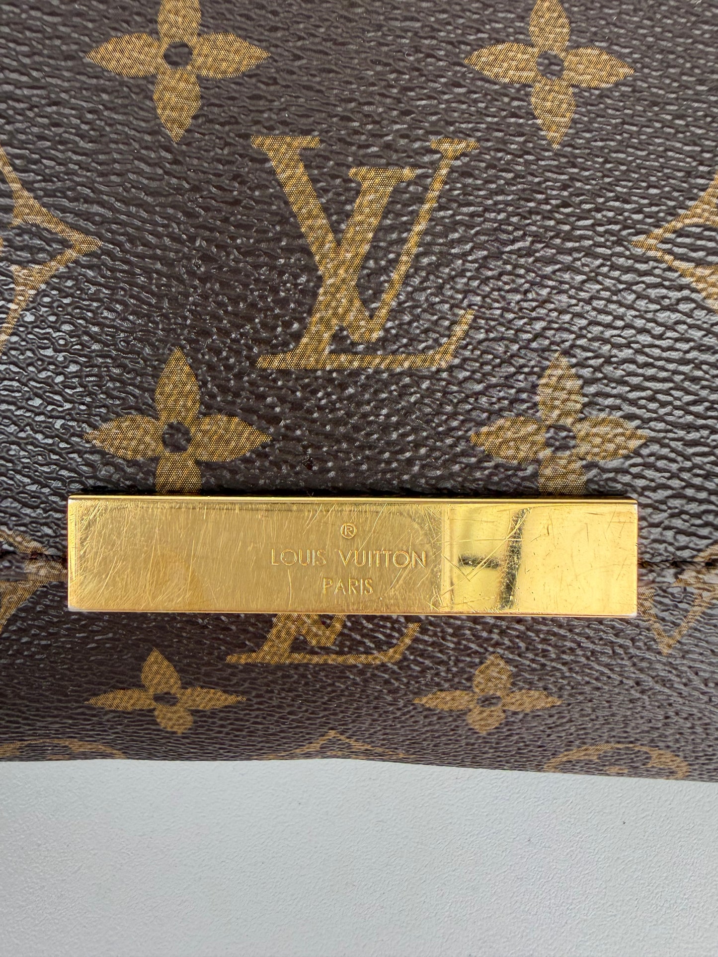 Louis Vuitton Favorite Bag MM in Brown LV Monogram Coated Canvas 2013 YS-10