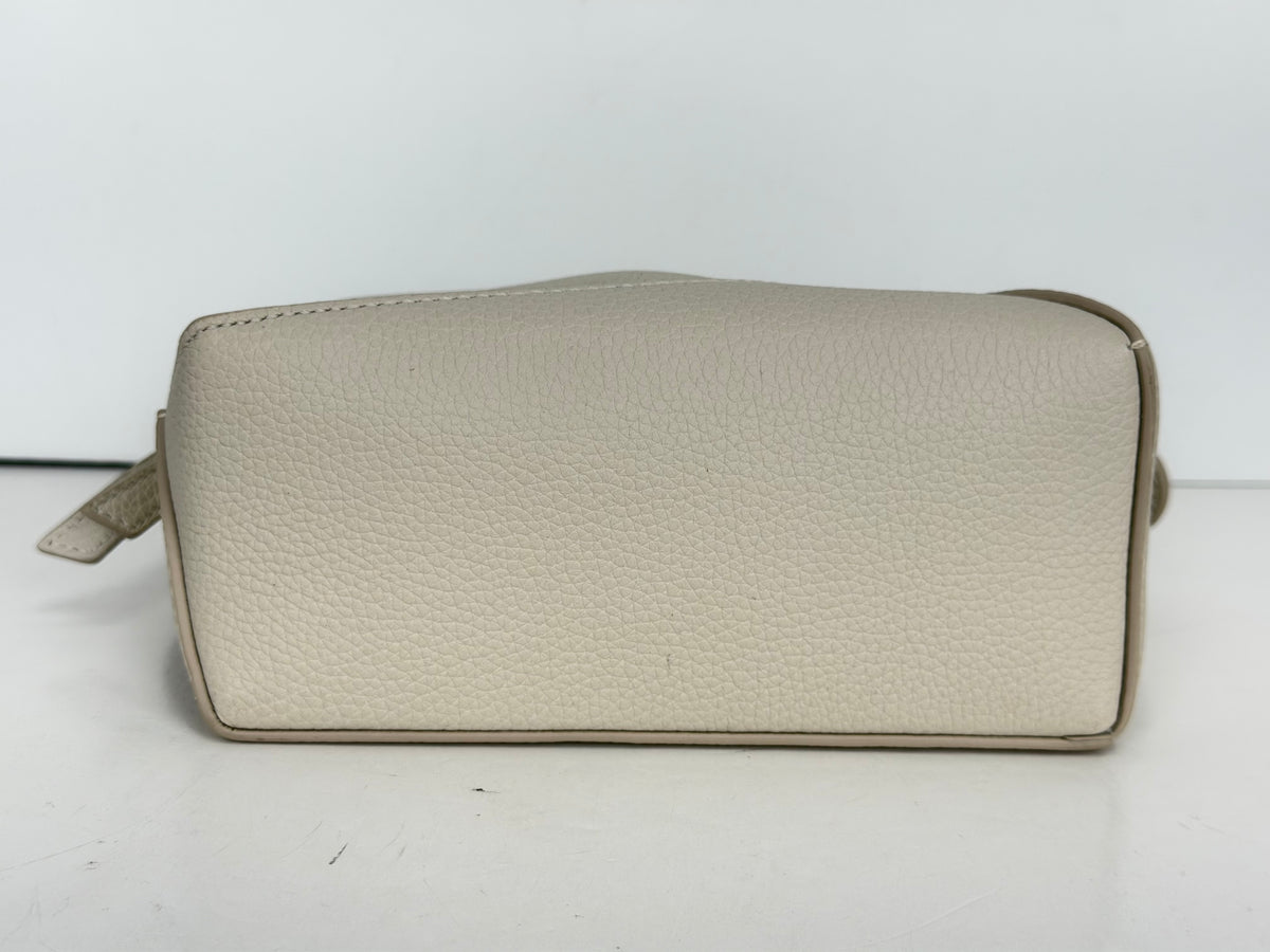 Loewe Puzzle Crossbody Mini Bag in White Leather YD-6