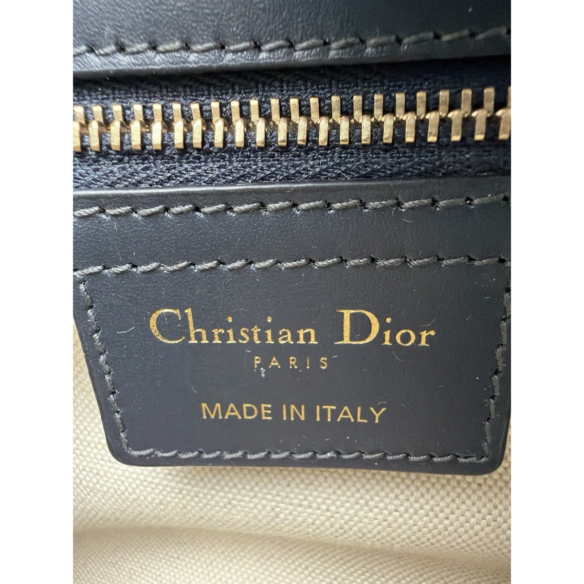 Christian Dior Blue Oblique Jacquard Saddle Medium Bag C-4