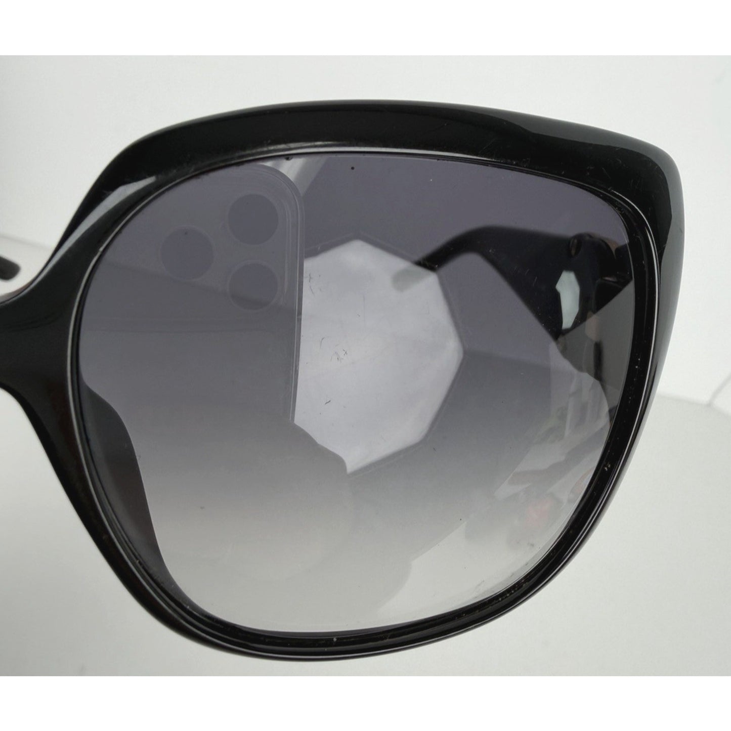 Gucci GG 3163/S Square Sunglasses in Black Glossy Acetate and Gradient Lenses
