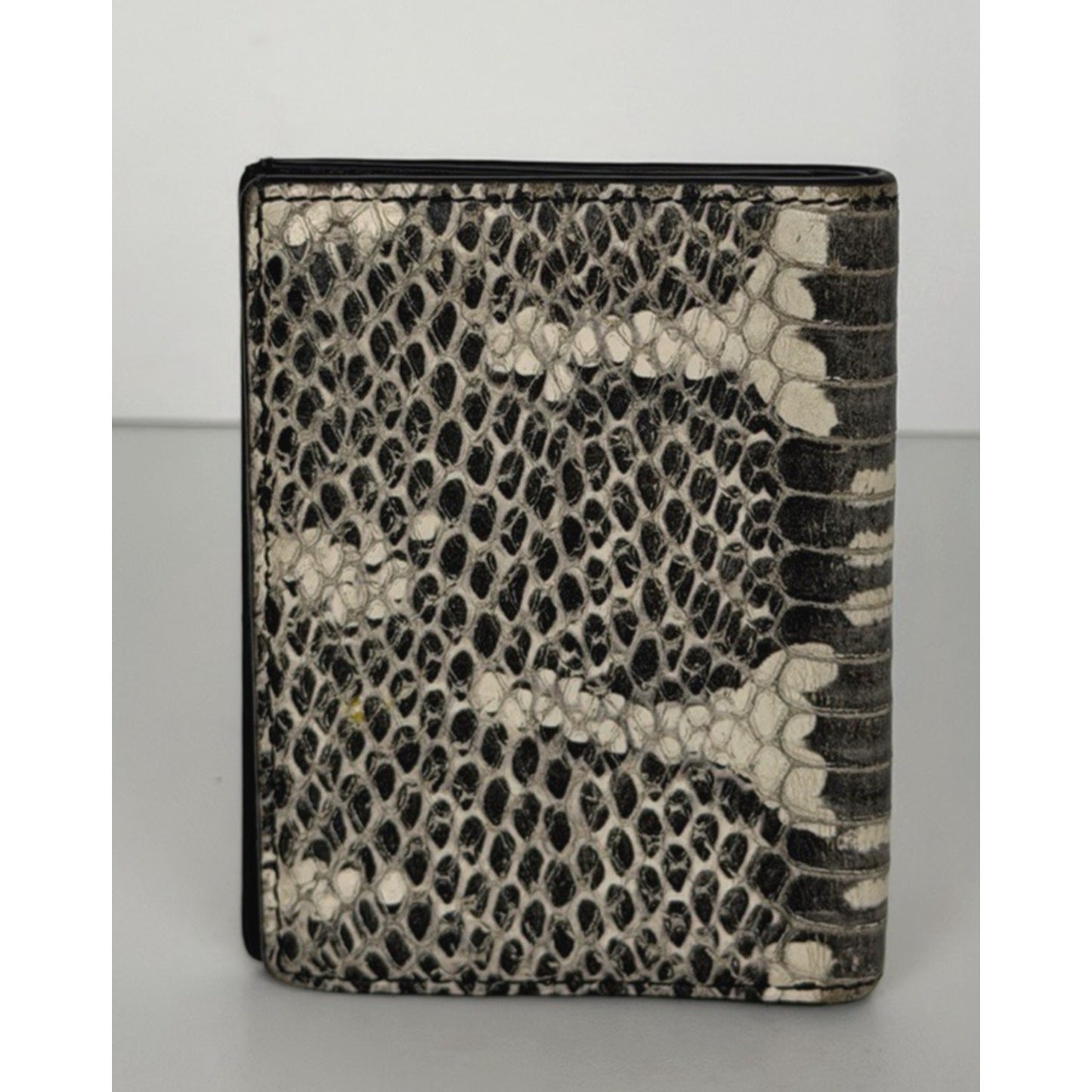 Tom Ford Men's Snake Print Bifold Wallet in Leather