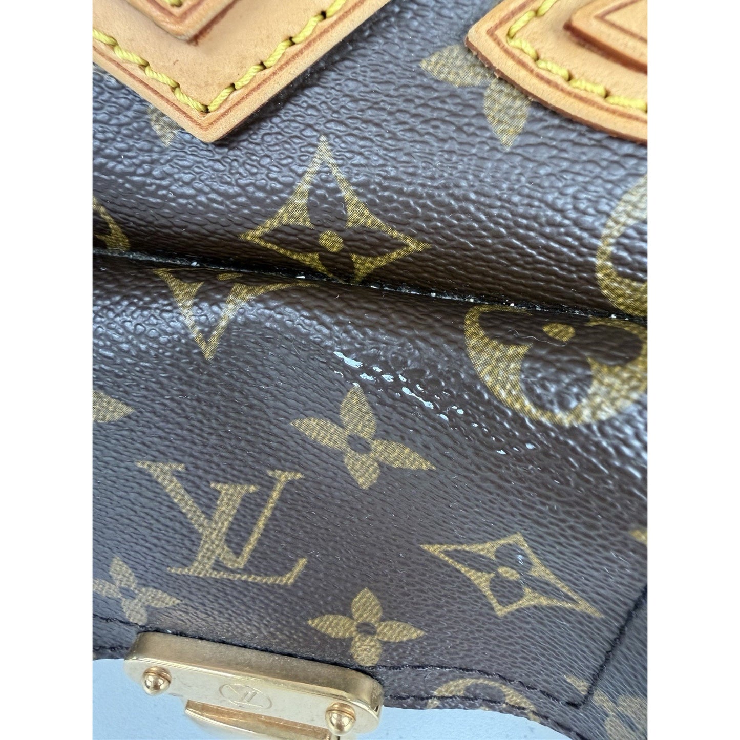 Louis Vuitton Vintage Manhattan Bag GM in Brown Monogram Coated Canvas 2005 S