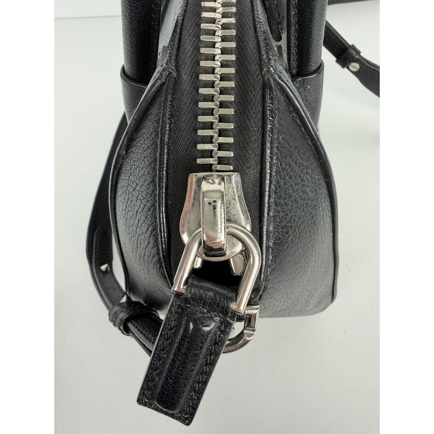 Givenchy Mini Antigona Bag in Black Grained Goatskin Leather S04