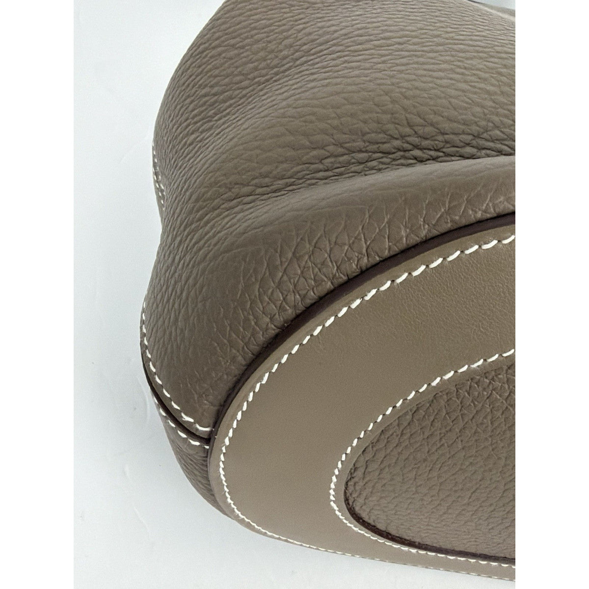 Hermes In-the-Loop 18 Top Handle Bag in Etoupe Leather Silver Hardware 2023 F1