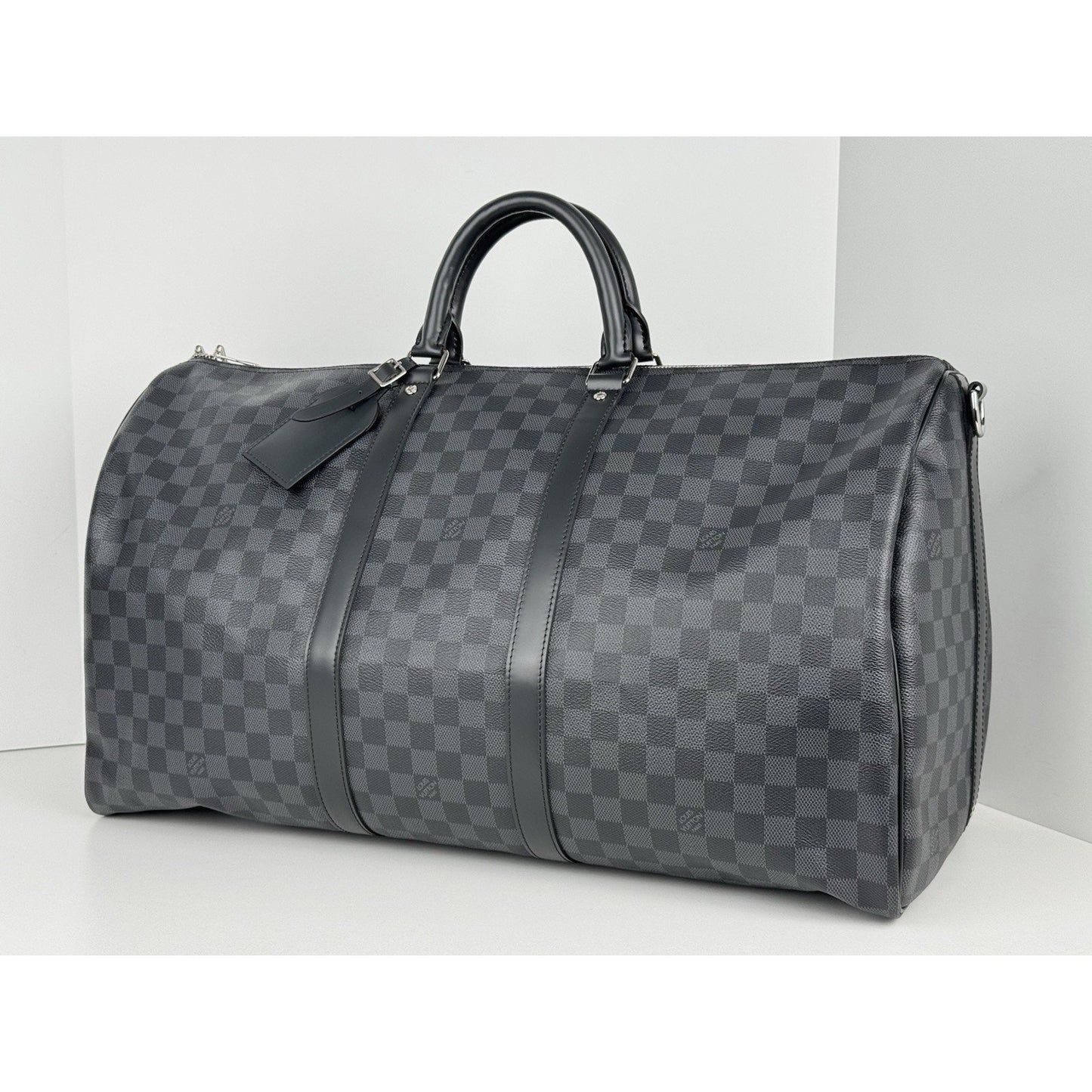 Louis Vuitton Damier Graphite Keepall Bandoulière 55 Travel Bag