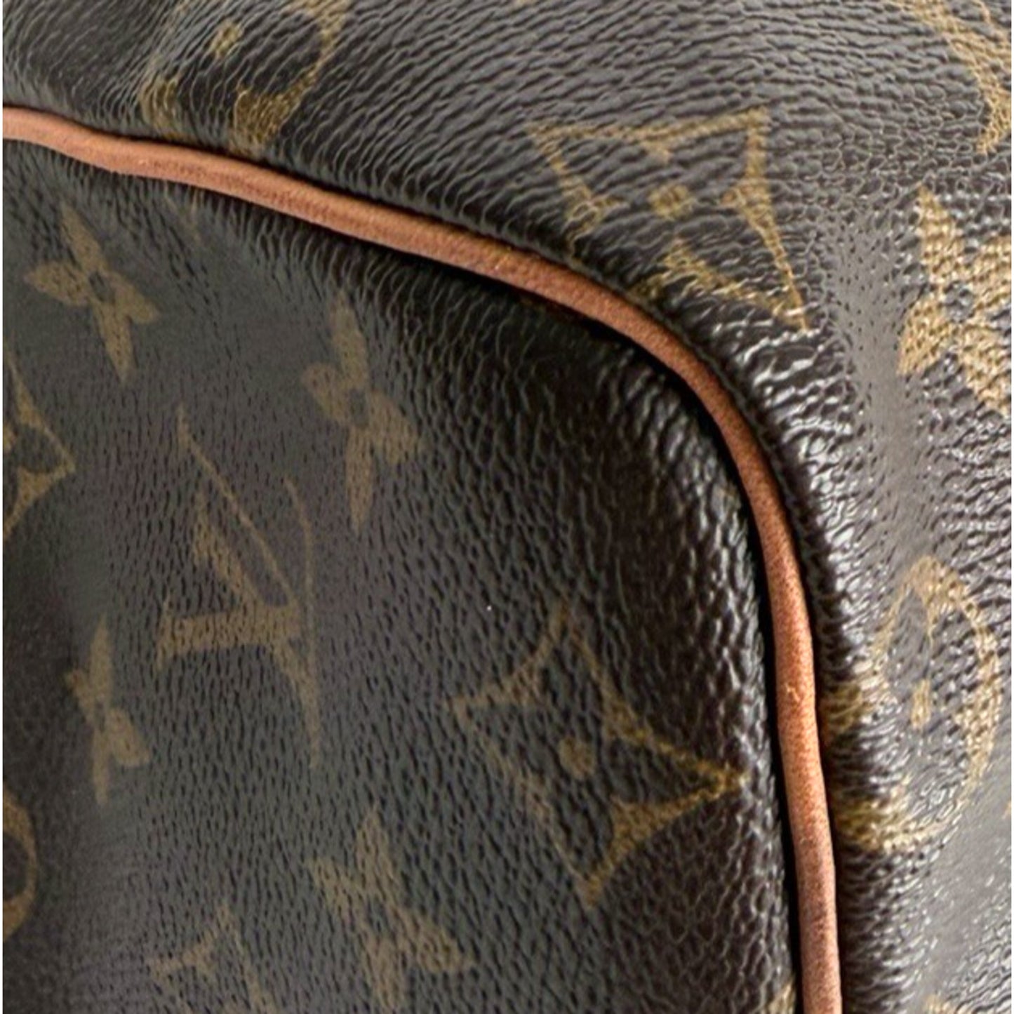 Louis Vuitton Speedy 25 Bag in Brown Coated Canvas Monogram 2019 E-1