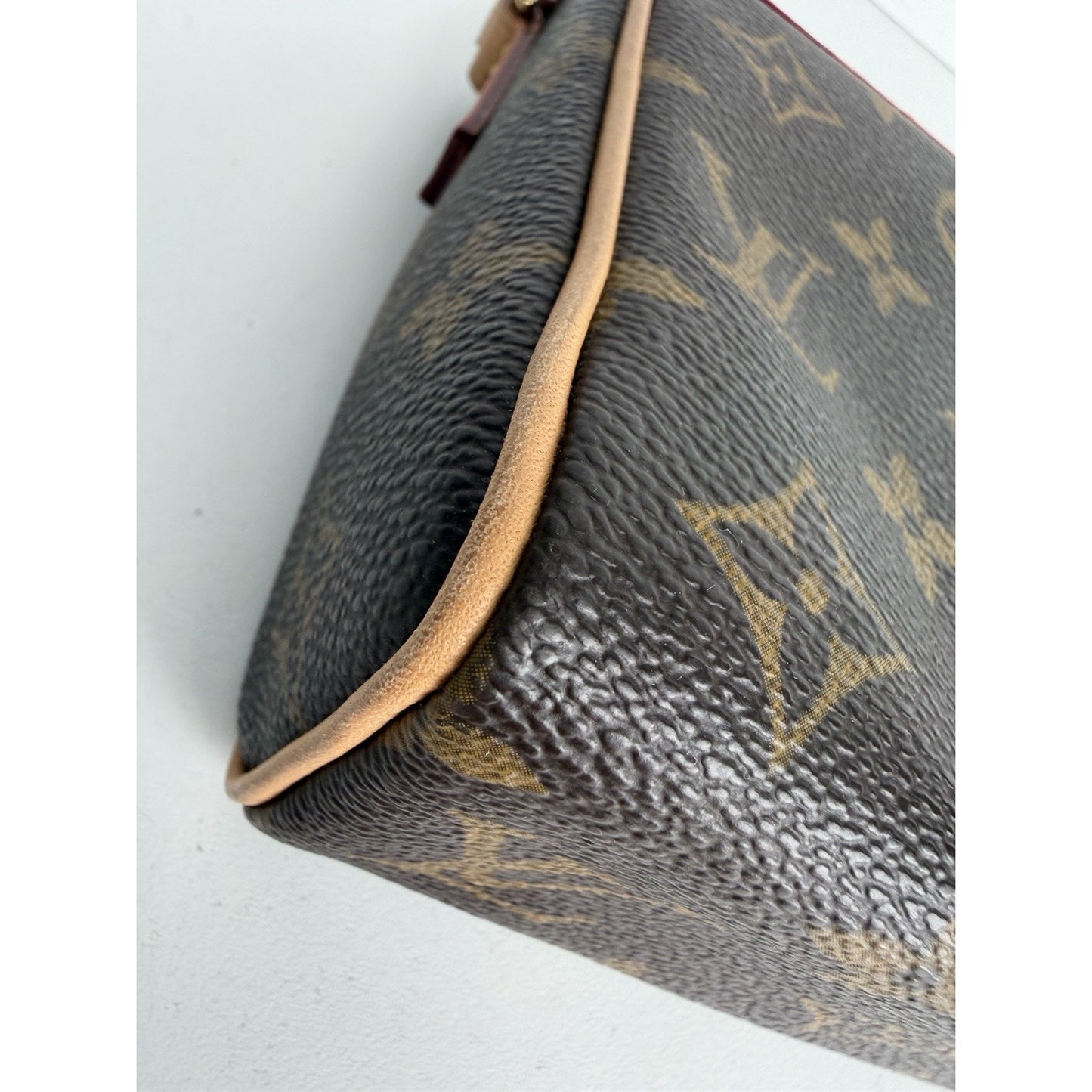 Louis Vuitton Recital Shoulder Bag Vintage Classic Monogram Canvas 2002 S15
