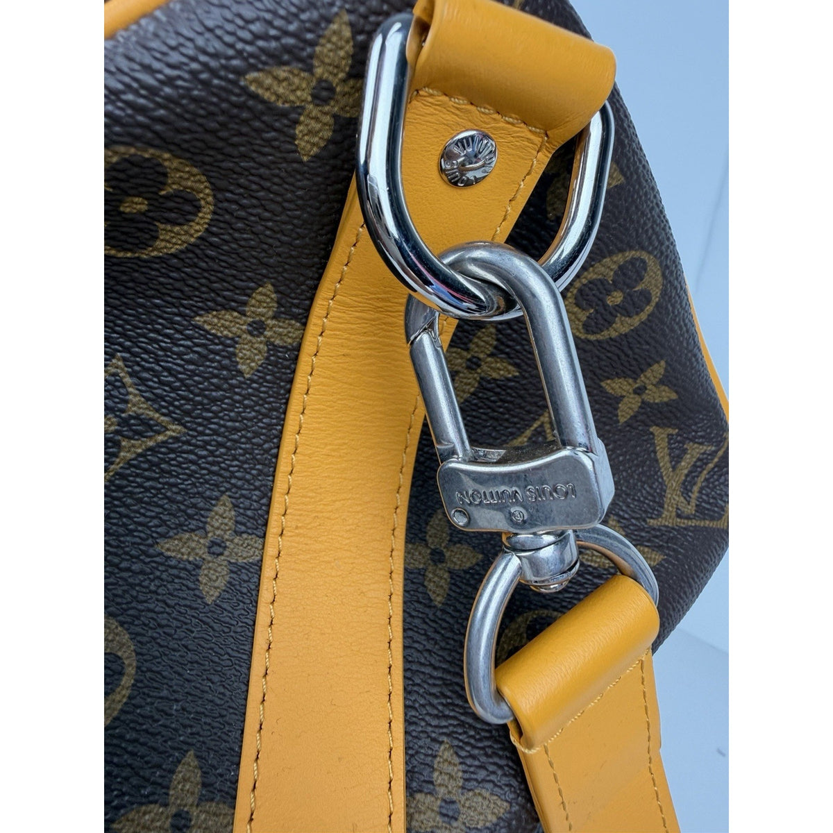 Louis Vuitton Keepall Bandouliere 50 Duffle Bag in Brown Coated Canvas NFC E-1