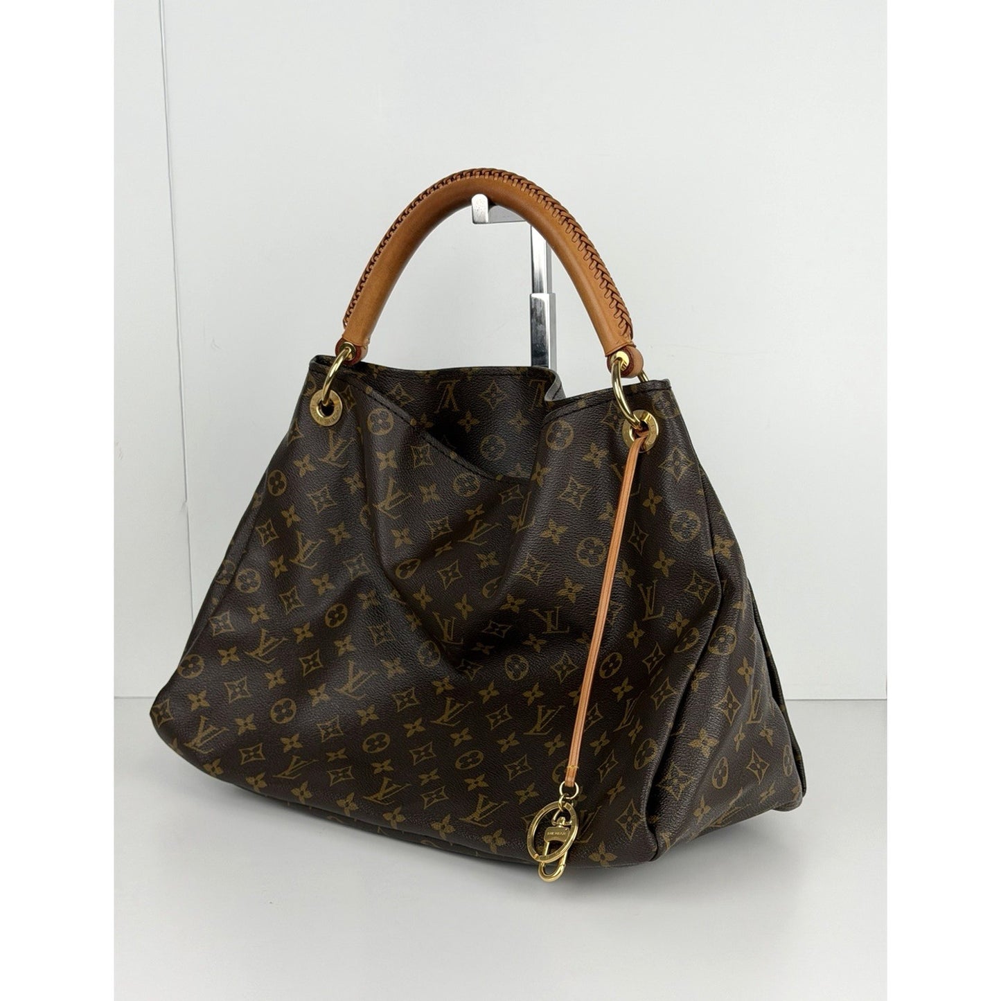 Louis Vuitton Artsy Shoulder MM Bag in Brown LV Monogram Coated Canvas 2010 C-5