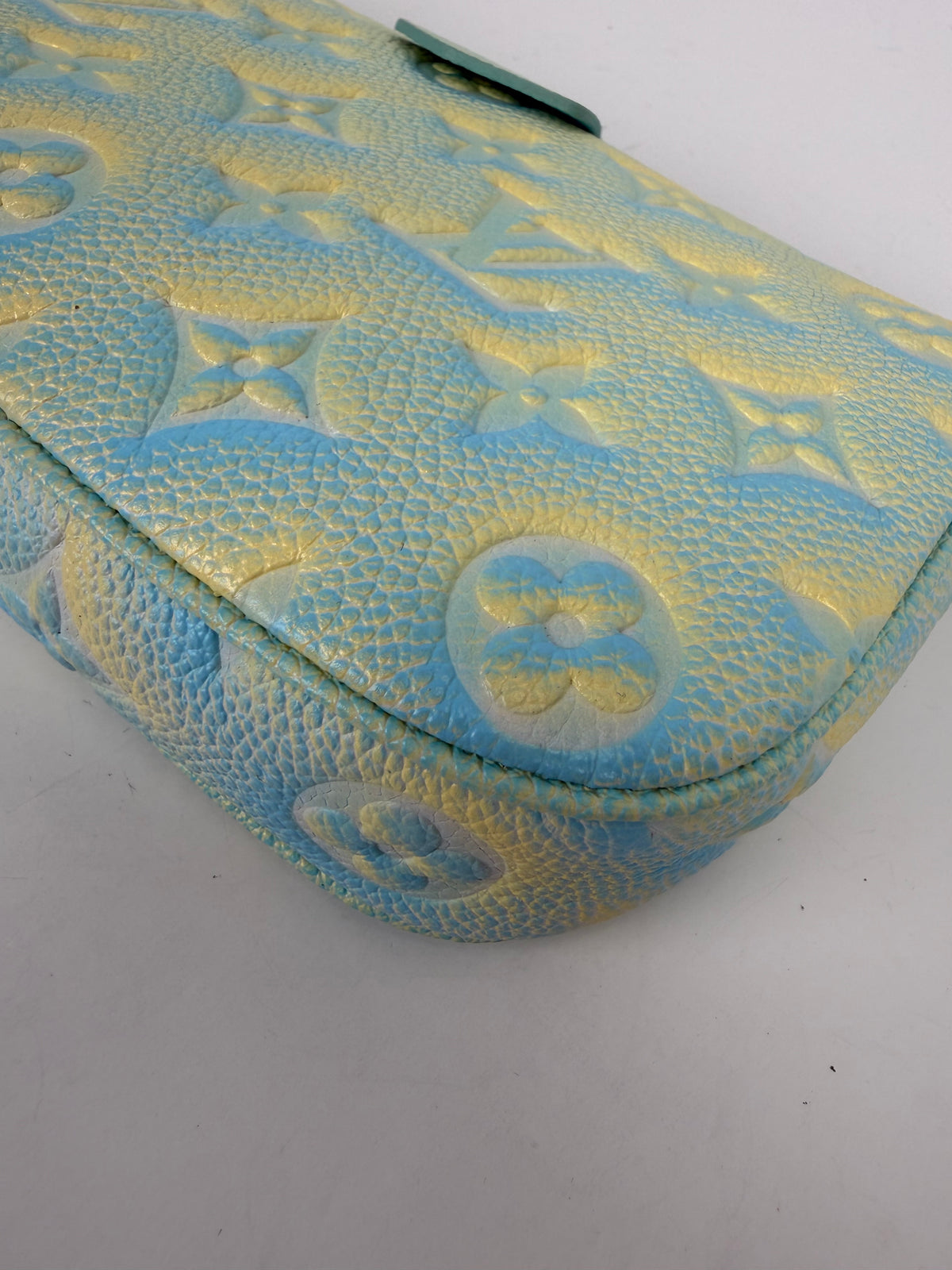 Louis Vuitton Summer Stardust Multi Pochette in Water Green Empreinte Monogram NFC Y