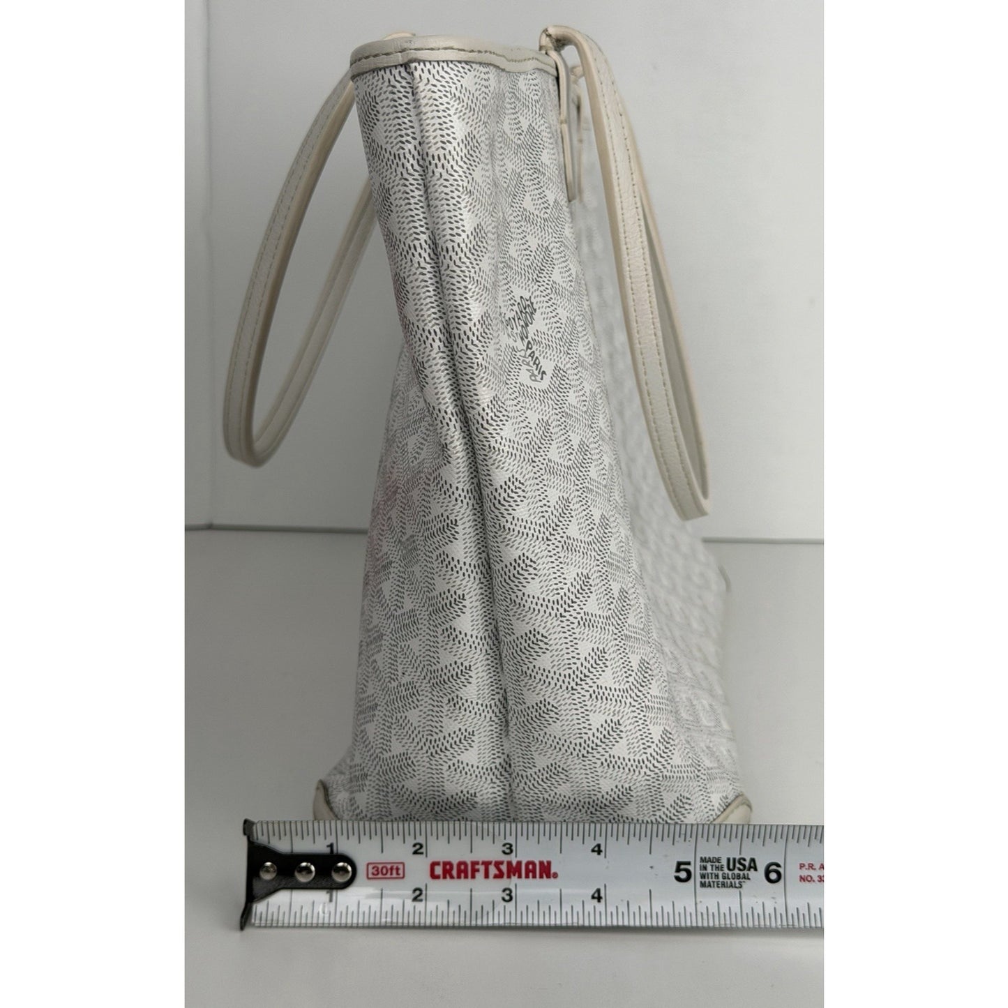 Goyard Goyardine Artois PM White Gore Bag S06