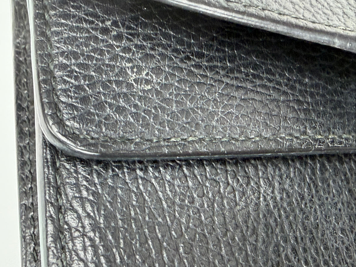 Gucci Dionysus Super Mini Bag in Black Leather with Crystal Buckle Detail YS23