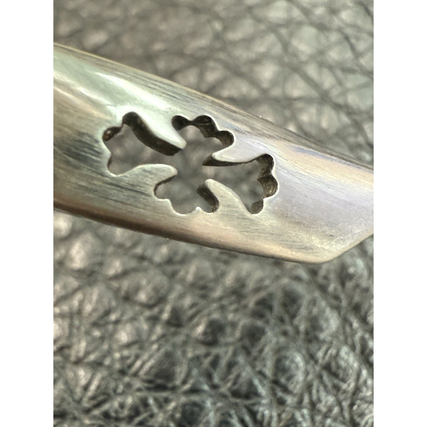 CHROME HEARTS Honey Dipped Sterling Silver Oval Blue Sunglasses