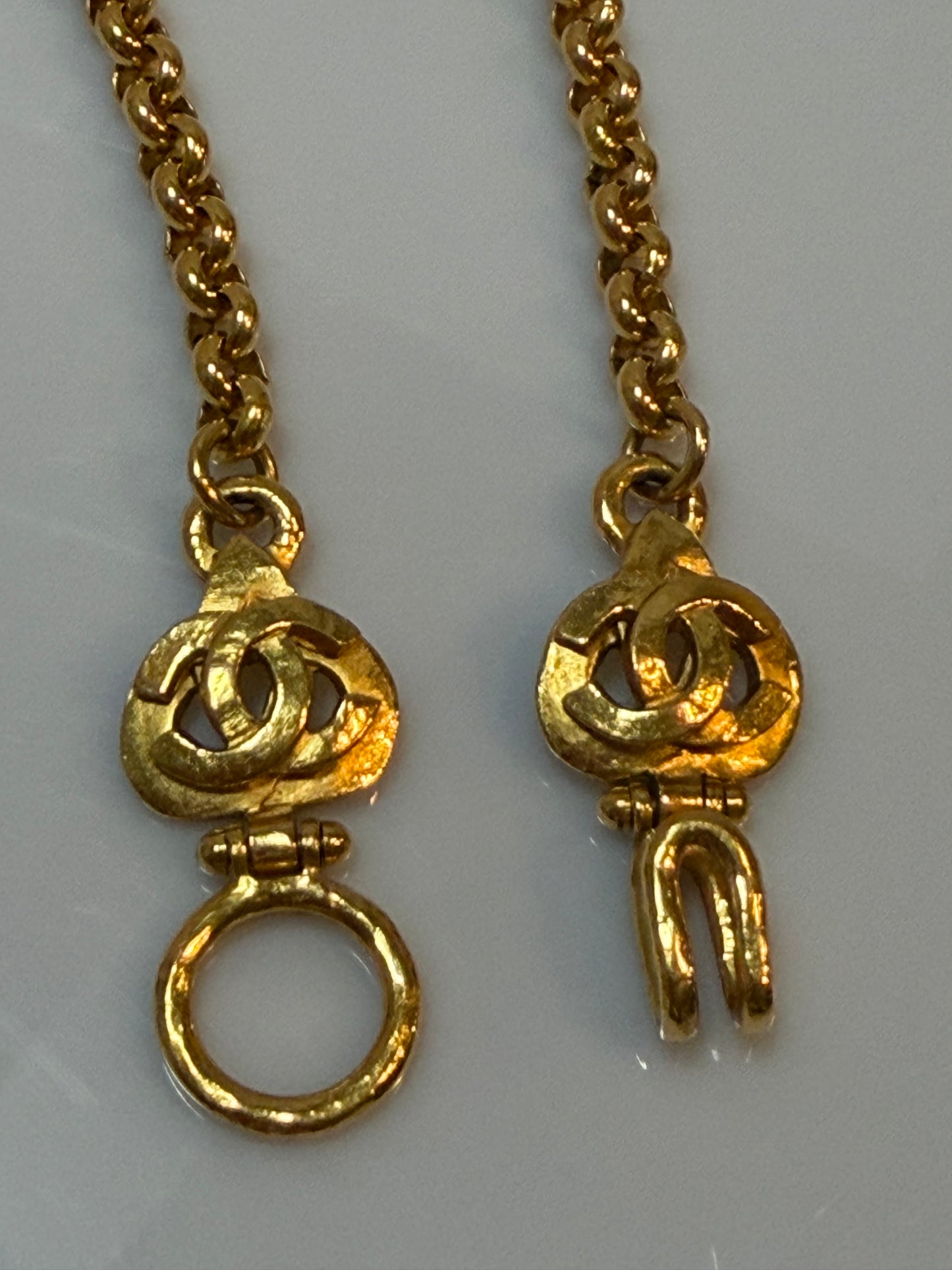 Chanel Vintage CC Logo Pendant Necklace