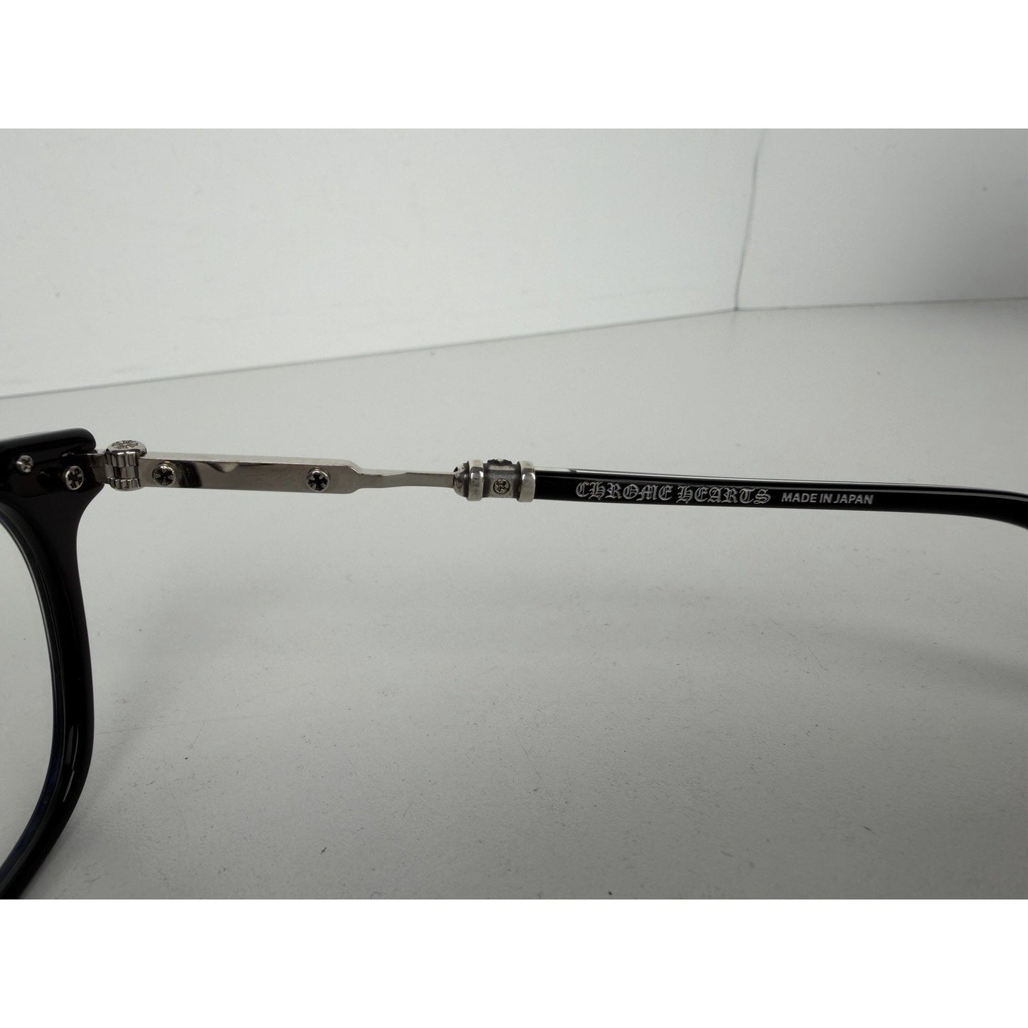 Chrome Hearts Tycoxagain Eyeglasses 51 in Black with Clear Lenses