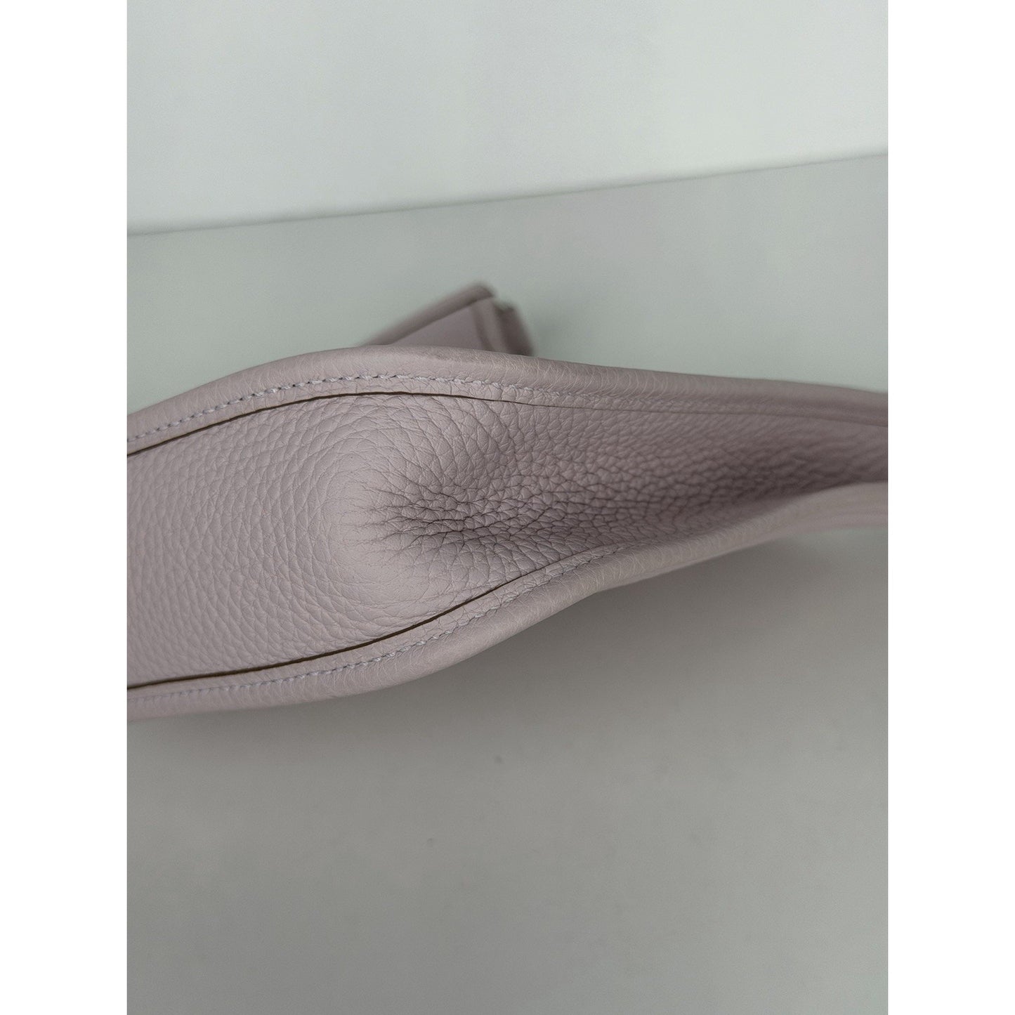 Hermes Evelyne TPM 16 Bag in Mauve Pale Clemence Leather 2024 C2