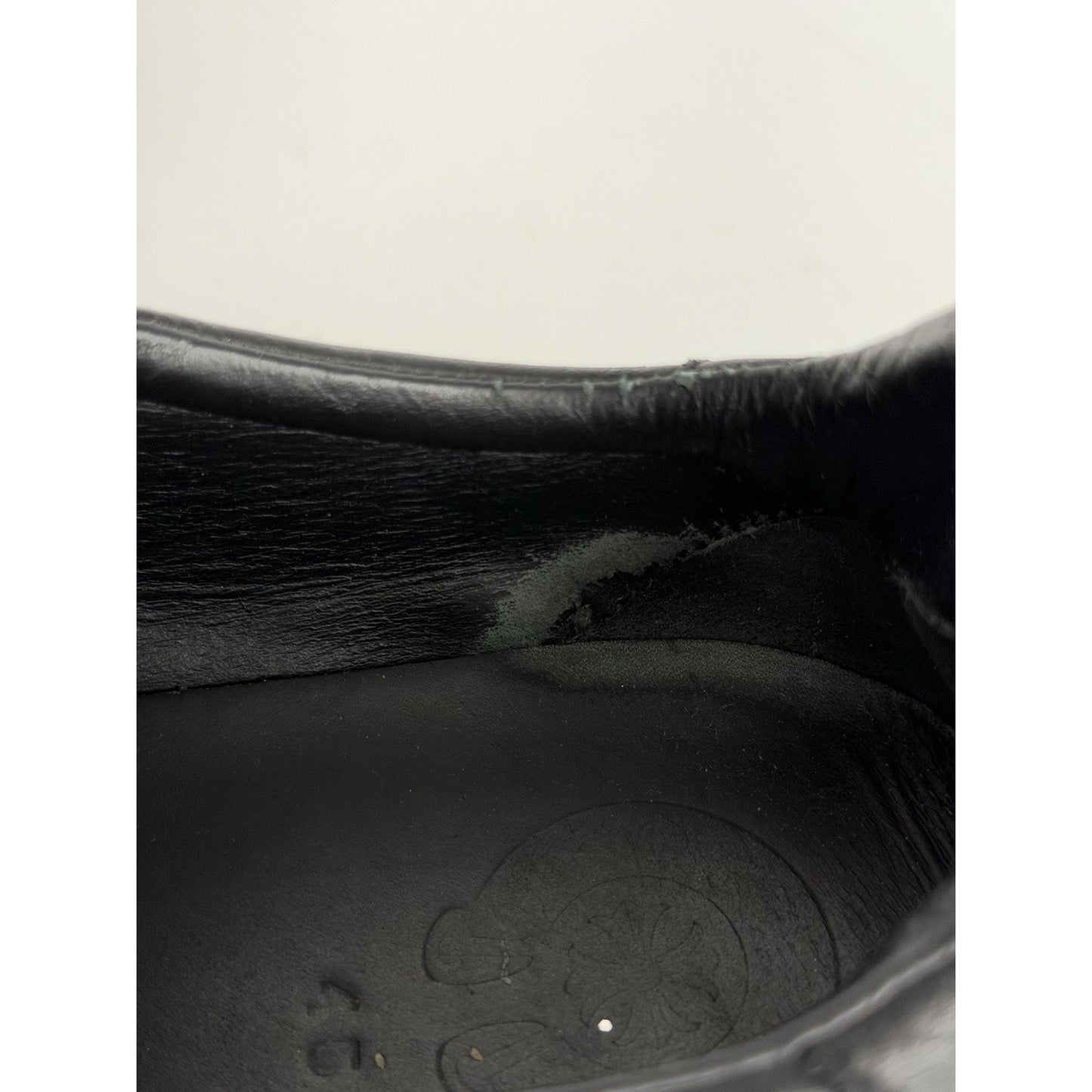 Chrome Hearts Dagger Slip On V2 Sneakers in Black Leather