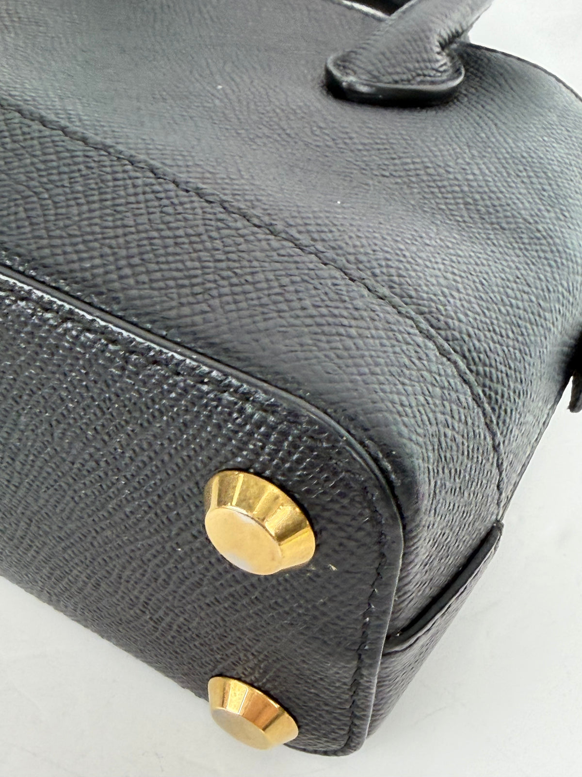 Balenciaga XXS Ville Crossbody Bag in Black Grained Calfskin YS11
