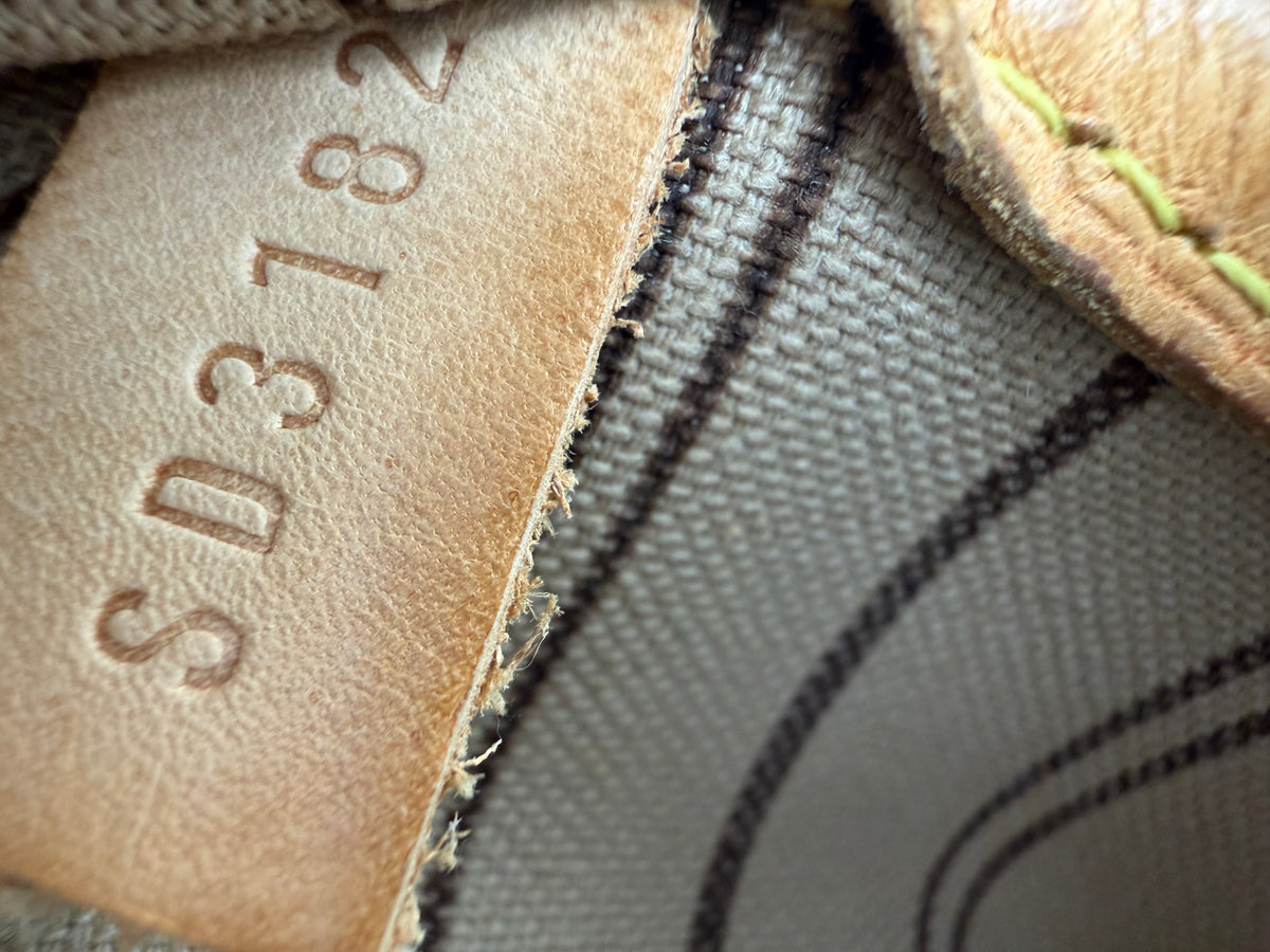 Louis Vuitton Neverfull MM Bag in Brown LV Monogram Coated Canvas 2012 YS
