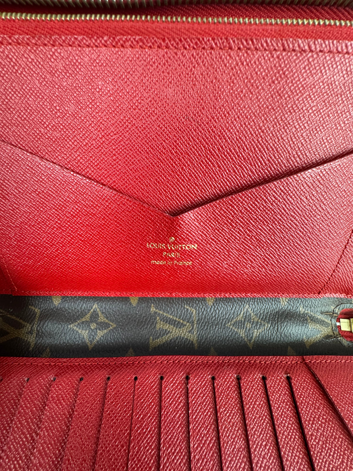 Louis Vuitton Zippy Retiro Wallet in Brown LV Monogram Coated Canvas 2015 YK2