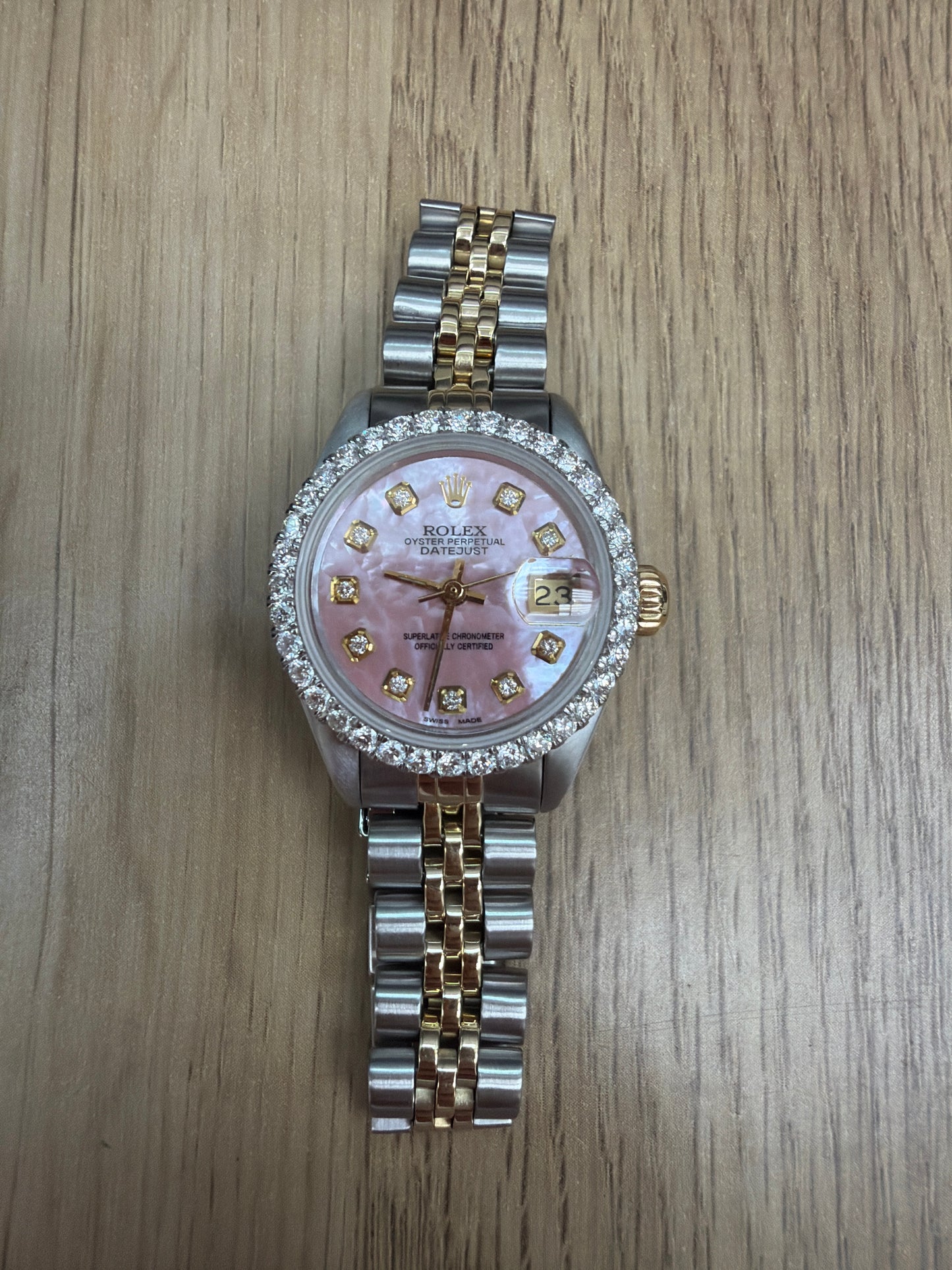 Rolex Datejust 26mm 6917 Two Tone 1979 Factory Dial & Diamonds