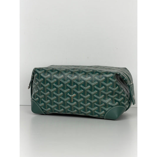 Goyard Goyardine Boeing 25 Clutch Green