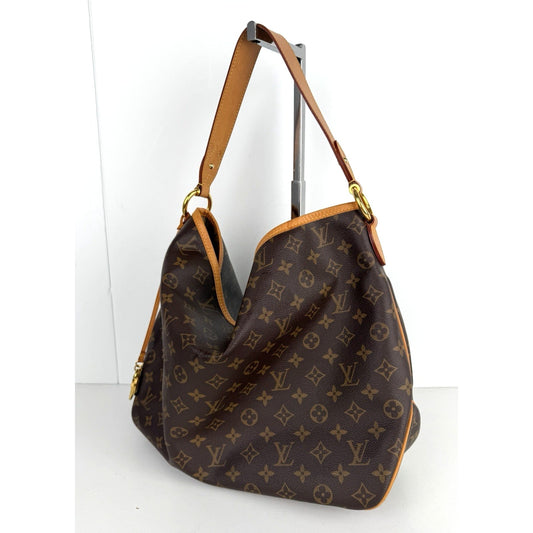 Louis Vuitton Monogram Delightful MM Hobo Bag in LV Monogram Canvas 2015 S