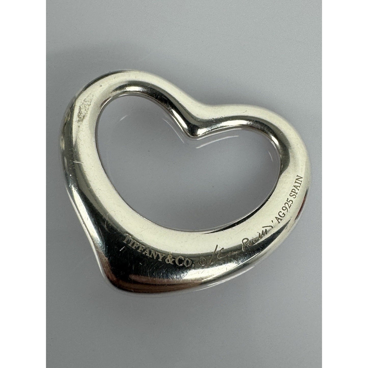 Tiffany & Co. Open Heart Pendant – Sterling Silver