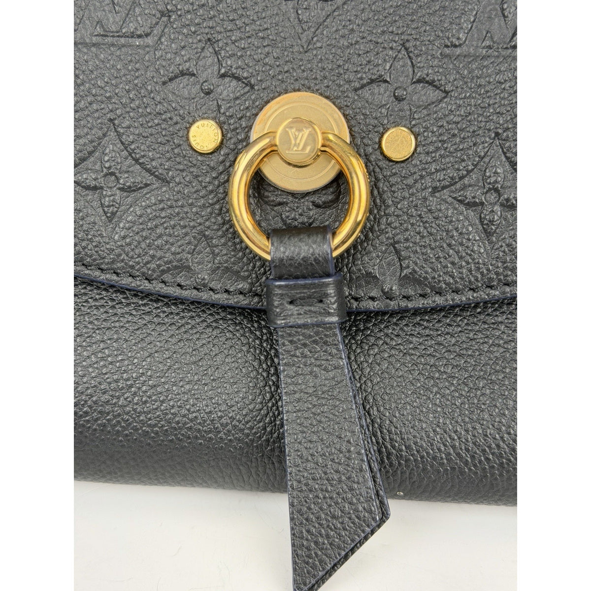 Louis Vuitton Blanche MM Top Handle Bag in Black Empreinte Leather 2018 E2