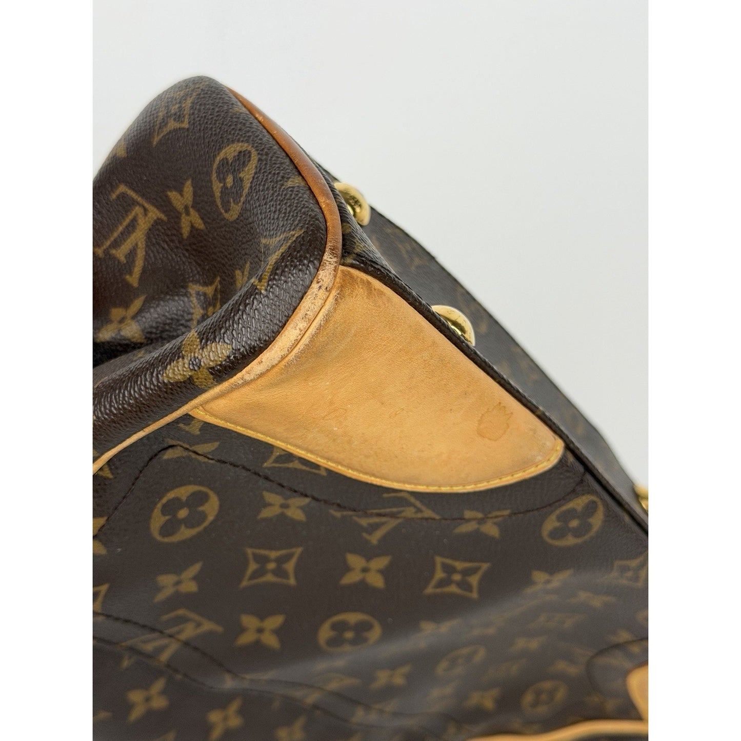 Louis Vuitton Beverly MM Monogram Canvas Shoulder Handbag (2008)