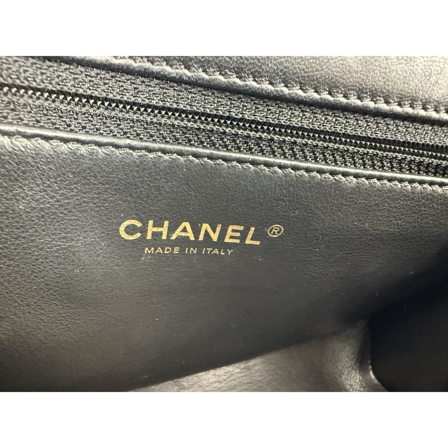 Chanel Timeless Classic Flap Medium Quilted Leather Shoulder Bag Black with Gold