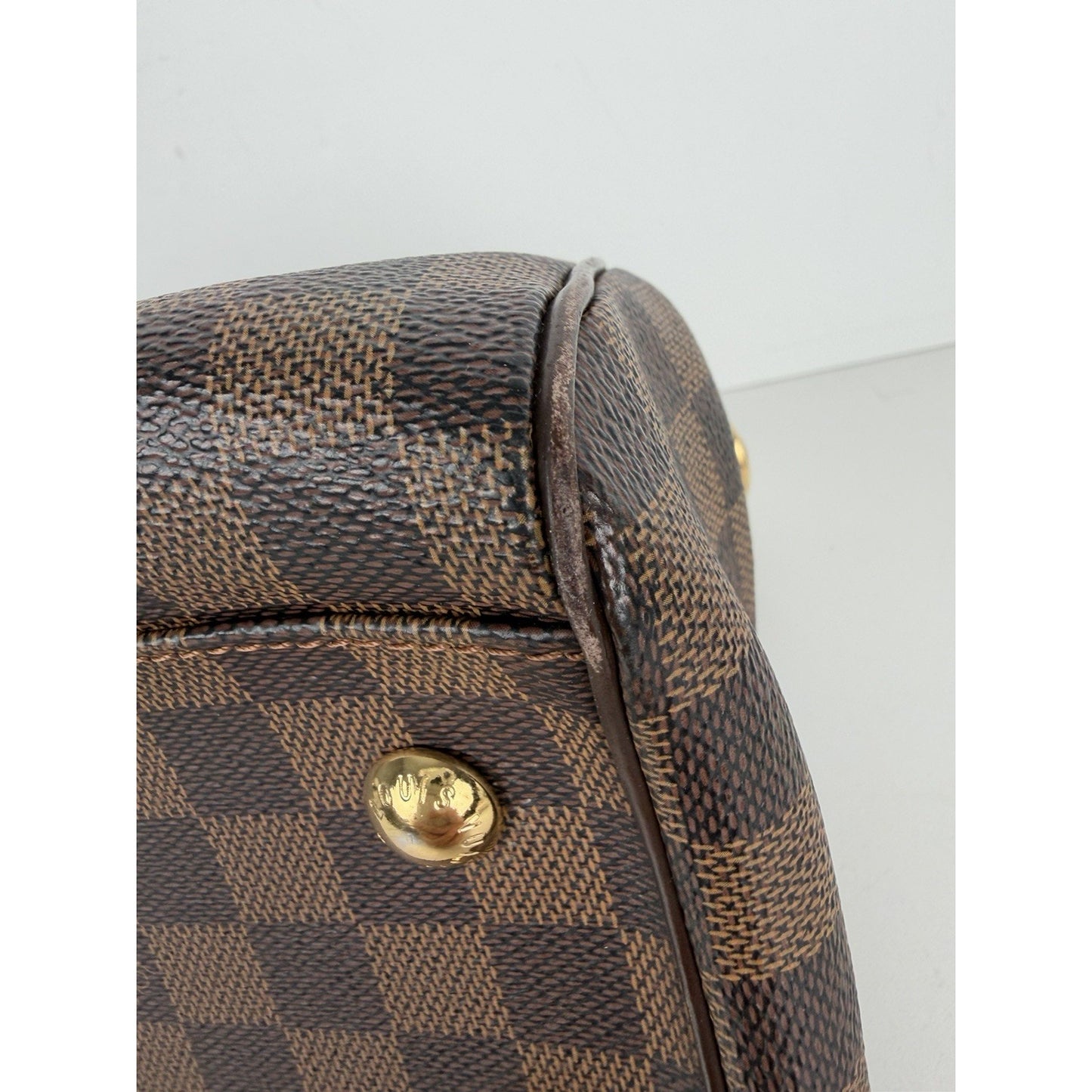 Louis Vuitton Trevi PM Handbag in Damier Ebene Coated Canvas 2008 S16