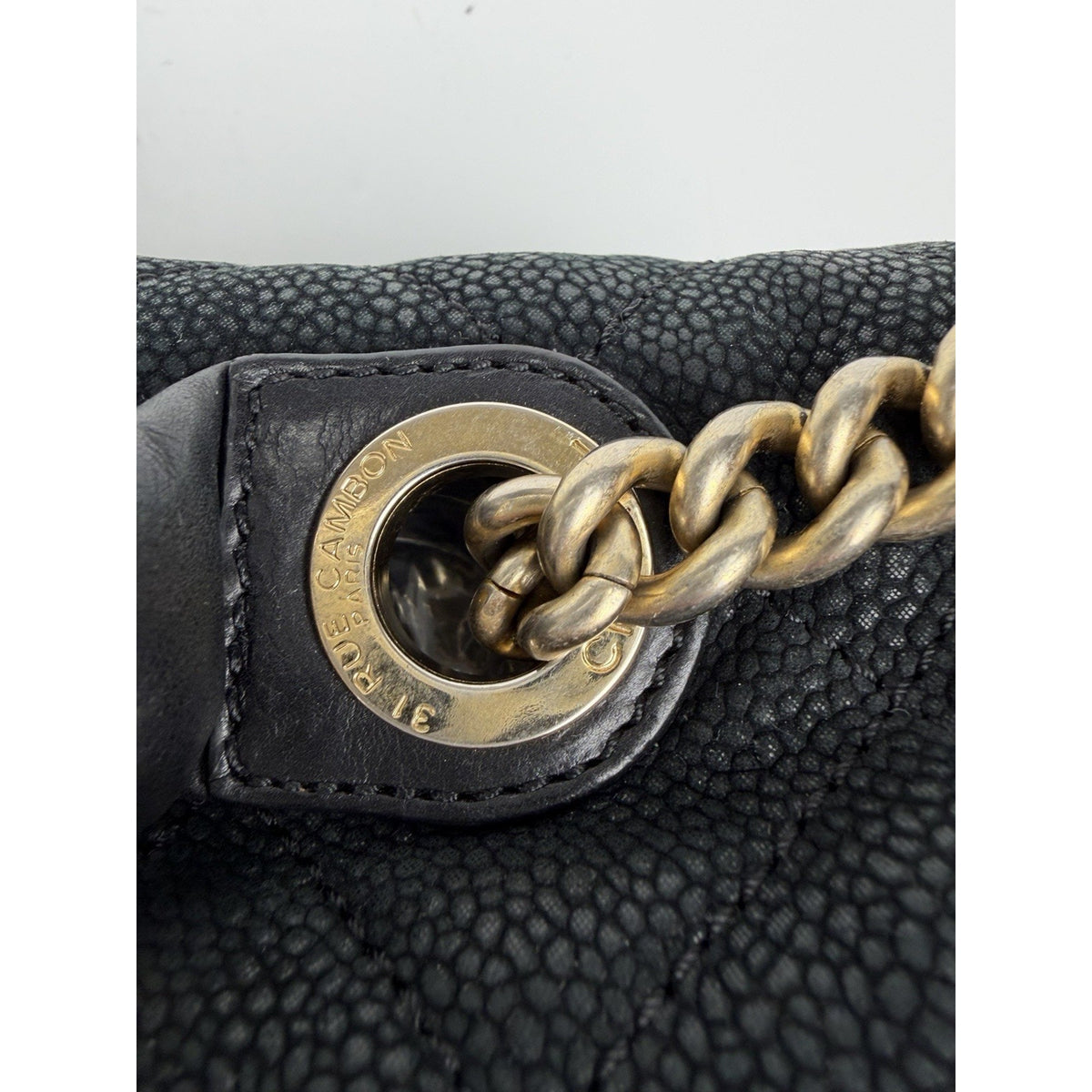 Chanel Globe Trotter Flap Bag Medium in Black Quilted Leather 2013-2014 E-3