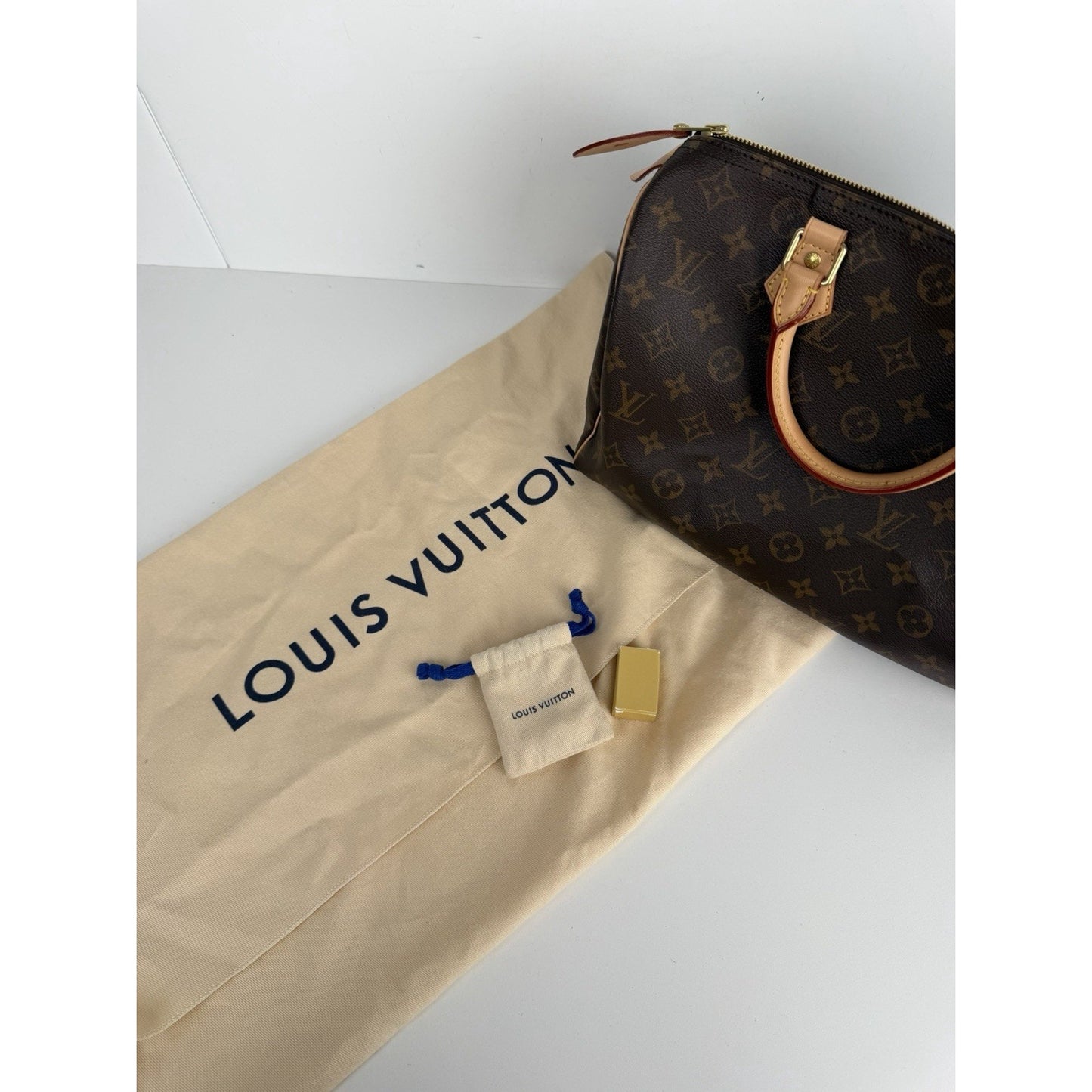 Louis Vuitton Speedy 30 Bag in LV Monogram Brown Coated Canvas NFC
