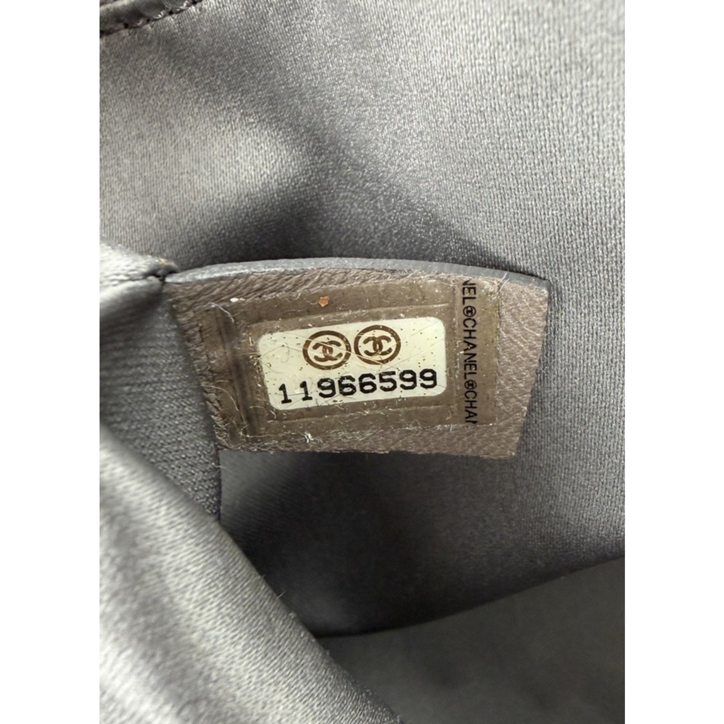 Chanel Modern East West Tote Bag Black Leather Rhodoid Chain 2006-2008 D-8