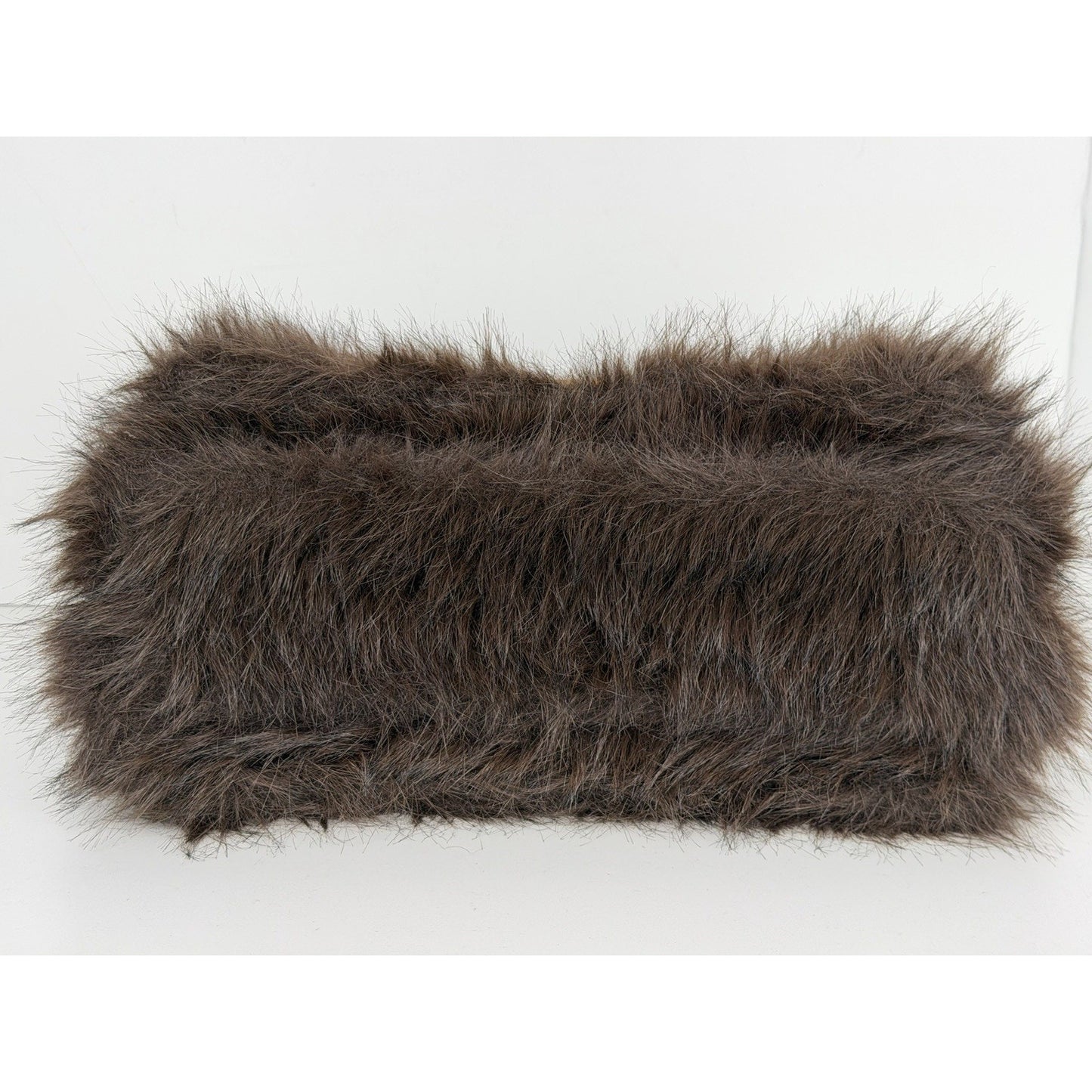 Balenciaga Crush Chain Bag Medium in Brown Faux Fur E2