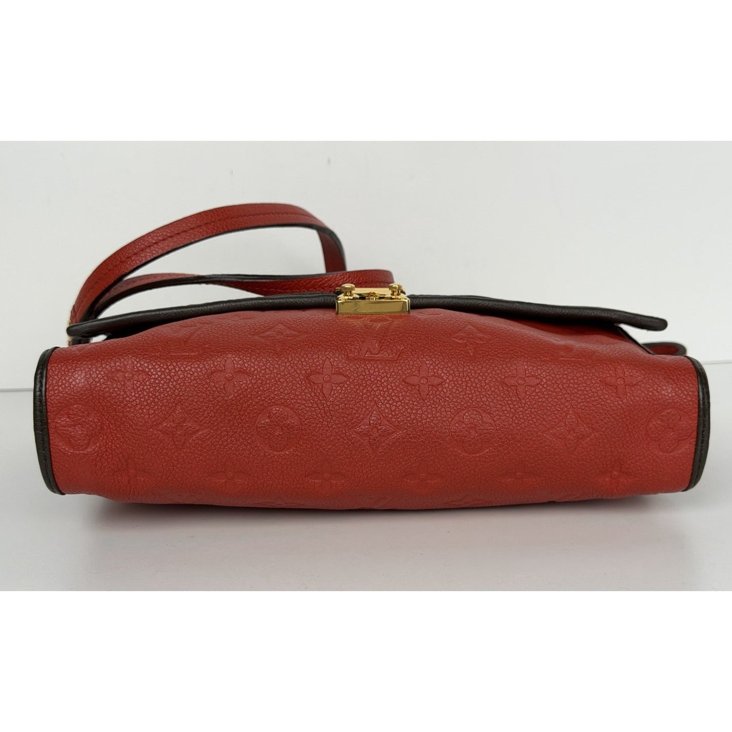Louis Vuitton Fascinante Bag in Red Embossed Monogram Empreinte Leather 2013 S04