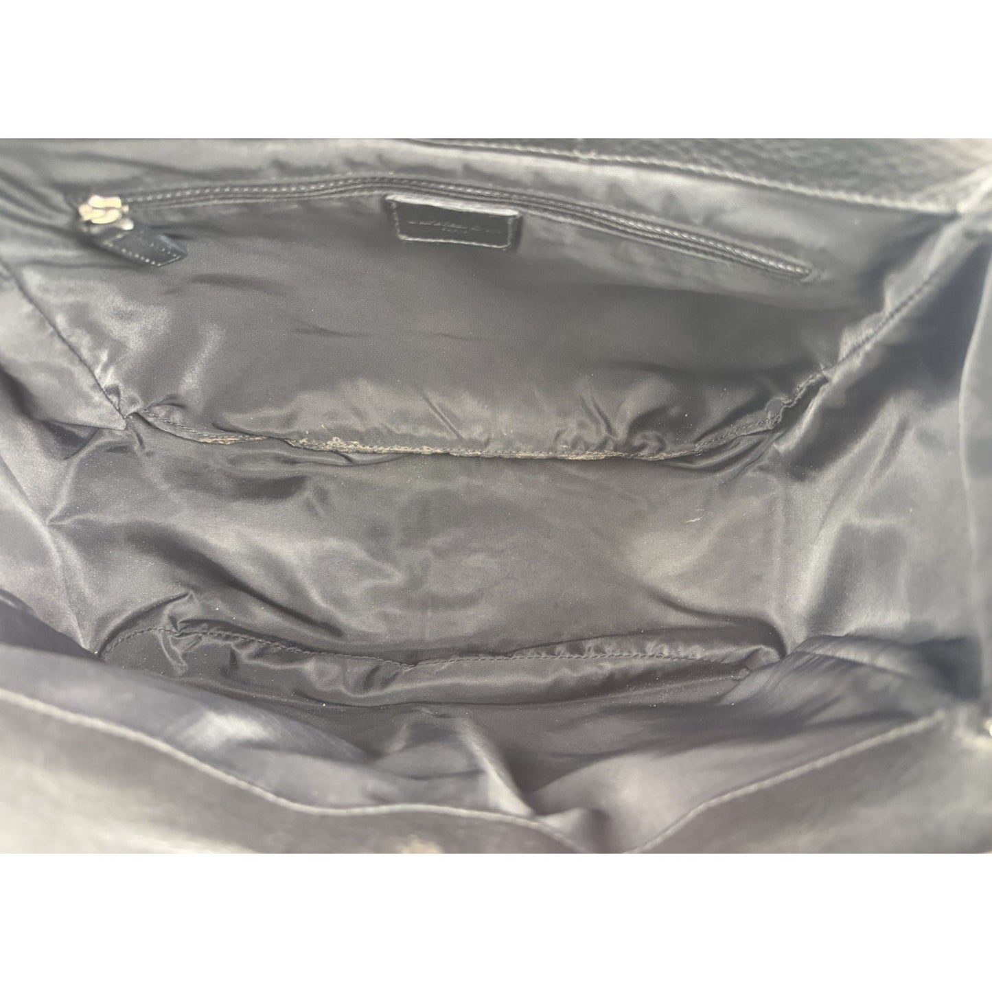 Christian Dior Vintage Diorissimo Multi-Pocket Shoulder Bag Black Canvas 2005 S7