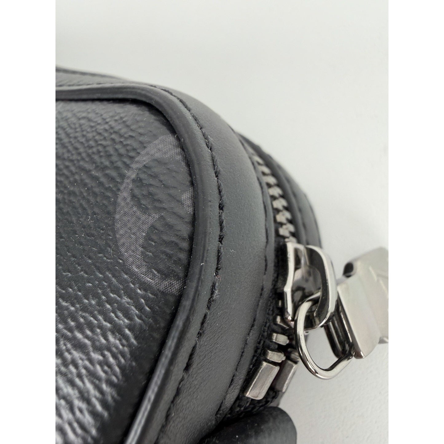 Louis Vuitton Monogram Eclipse Trio Messenger Bag in Black Coated Canvas NFC S