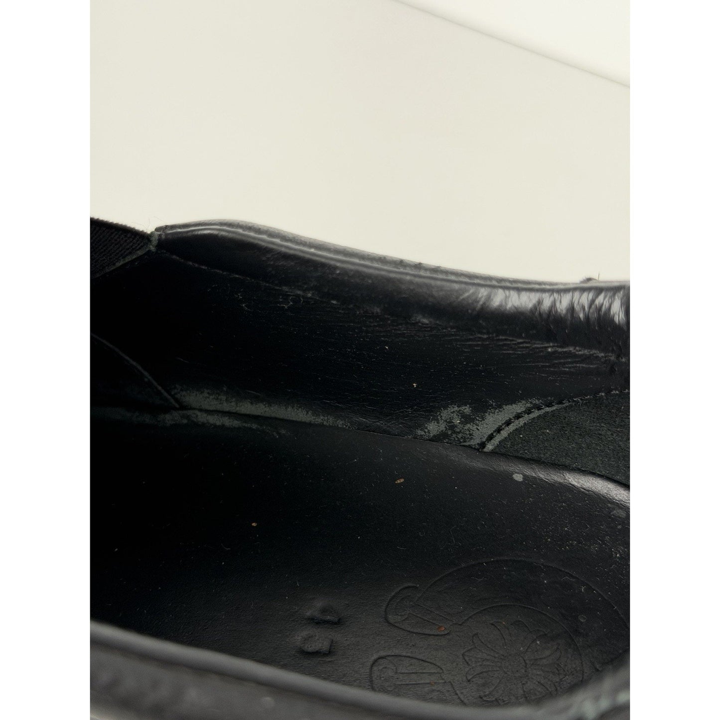 Chrome Hearts Dagger Slip On V2 Sneakers in Black Leather