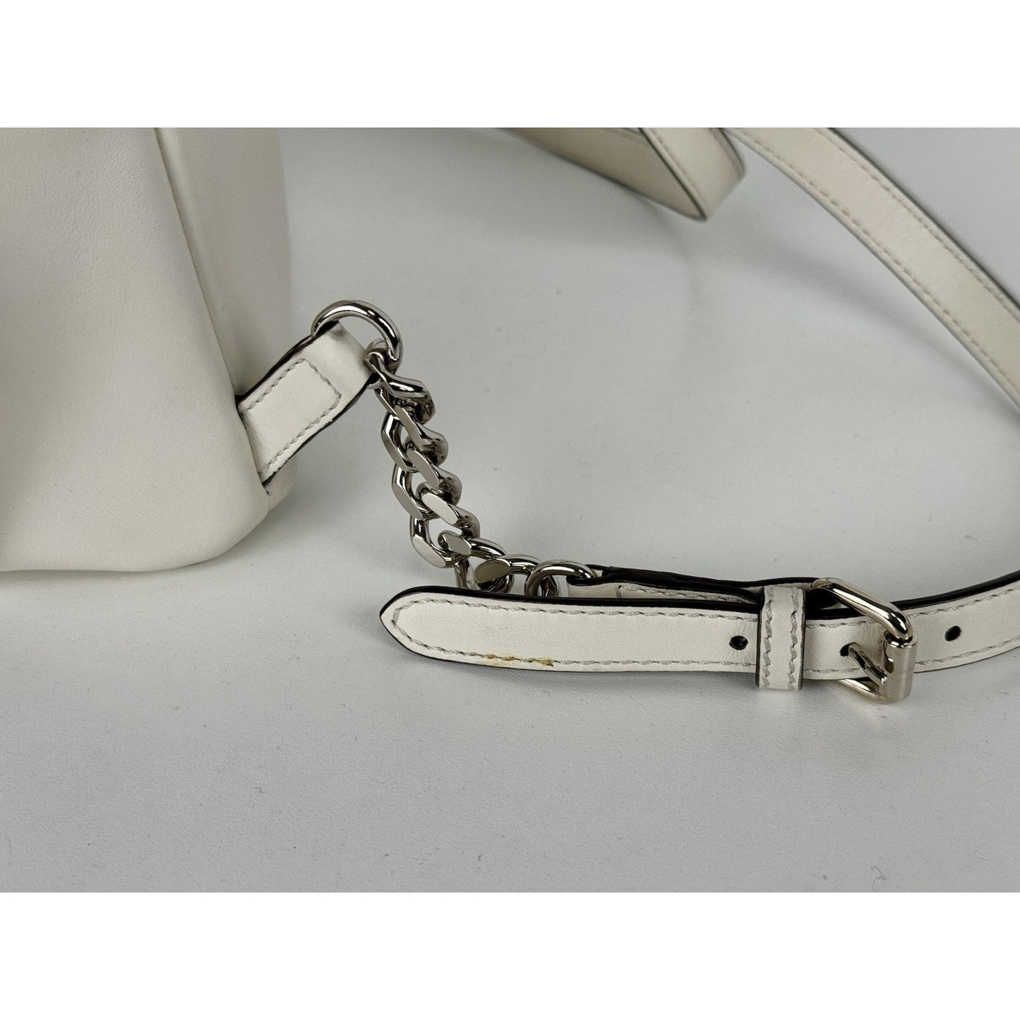 Fendi Flowerland Mini Backpack White Multicolor Leather C-6