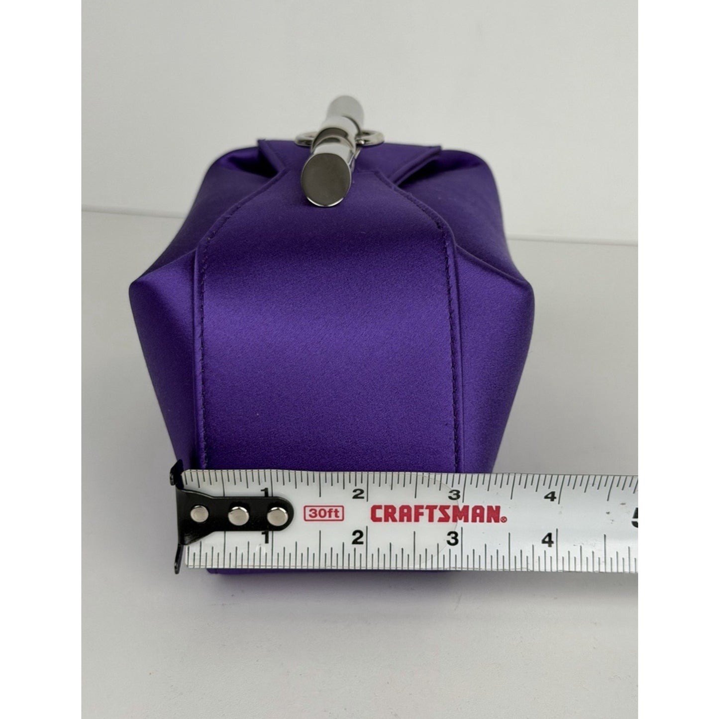 Lanvin Haute Clutch Bag Séquence Purple Satin