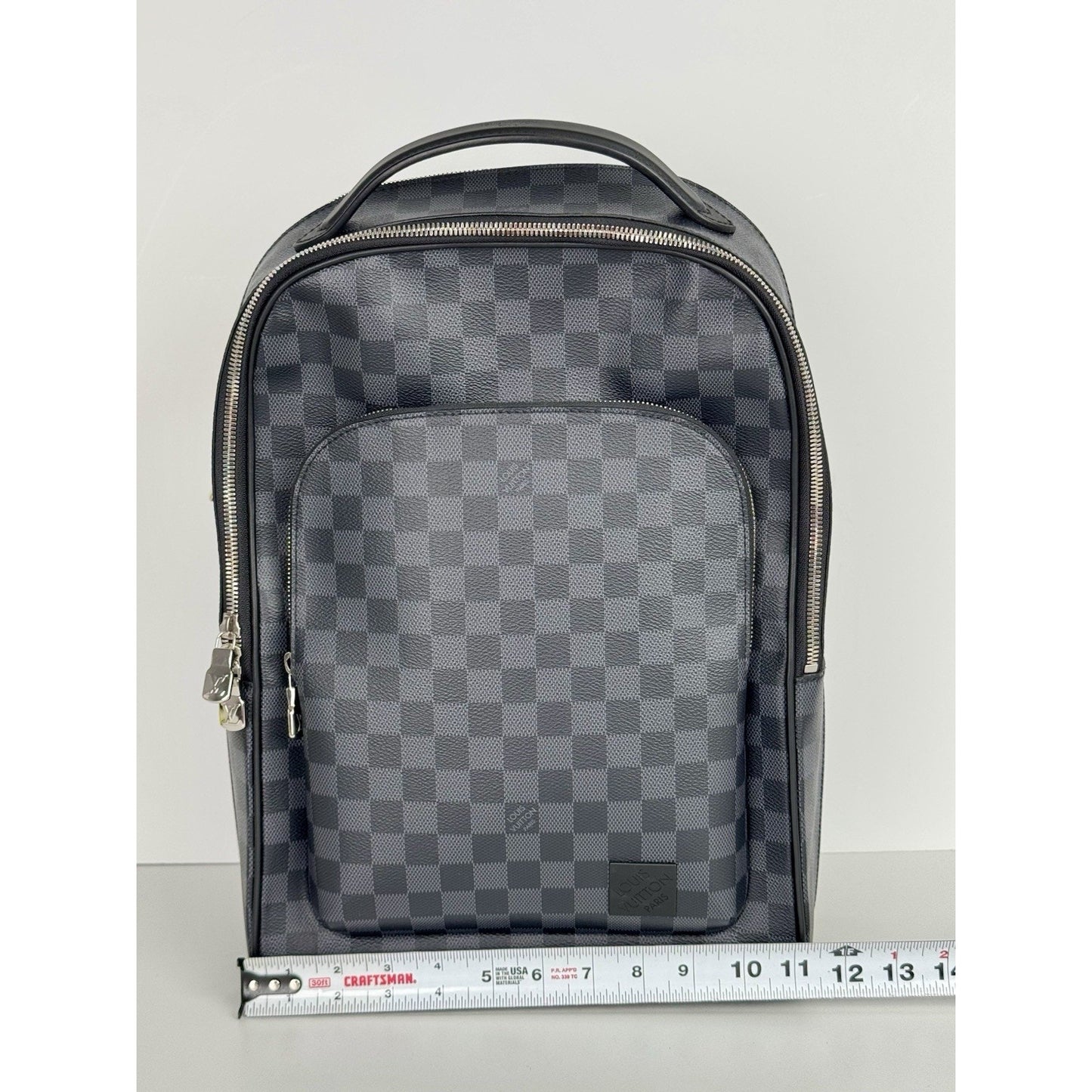 LAYAWAY Louis Vuitton Avenue Backpack in Damier Graphite Canvas with Silver Hardware