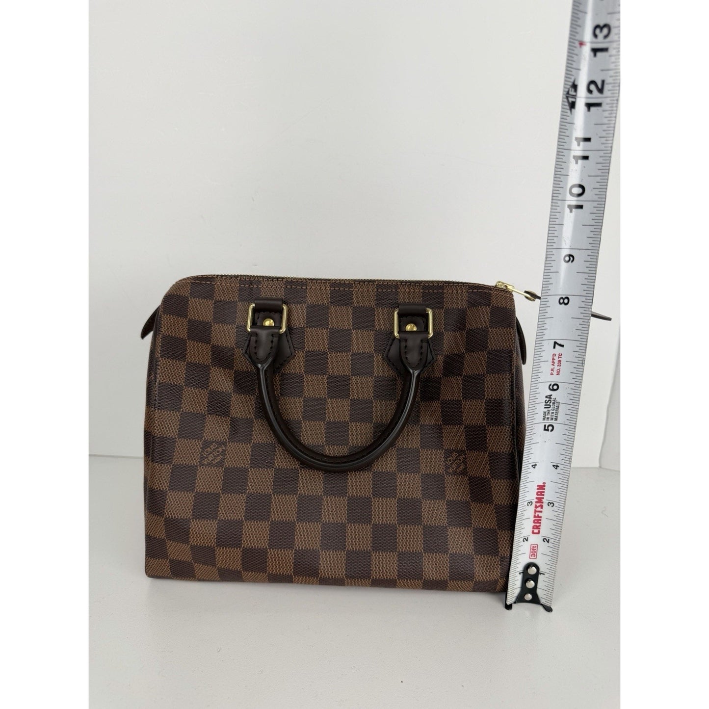Louis Vuitton Speedy Bag 25 in Damier Ebene Coated Canvas NFC E6