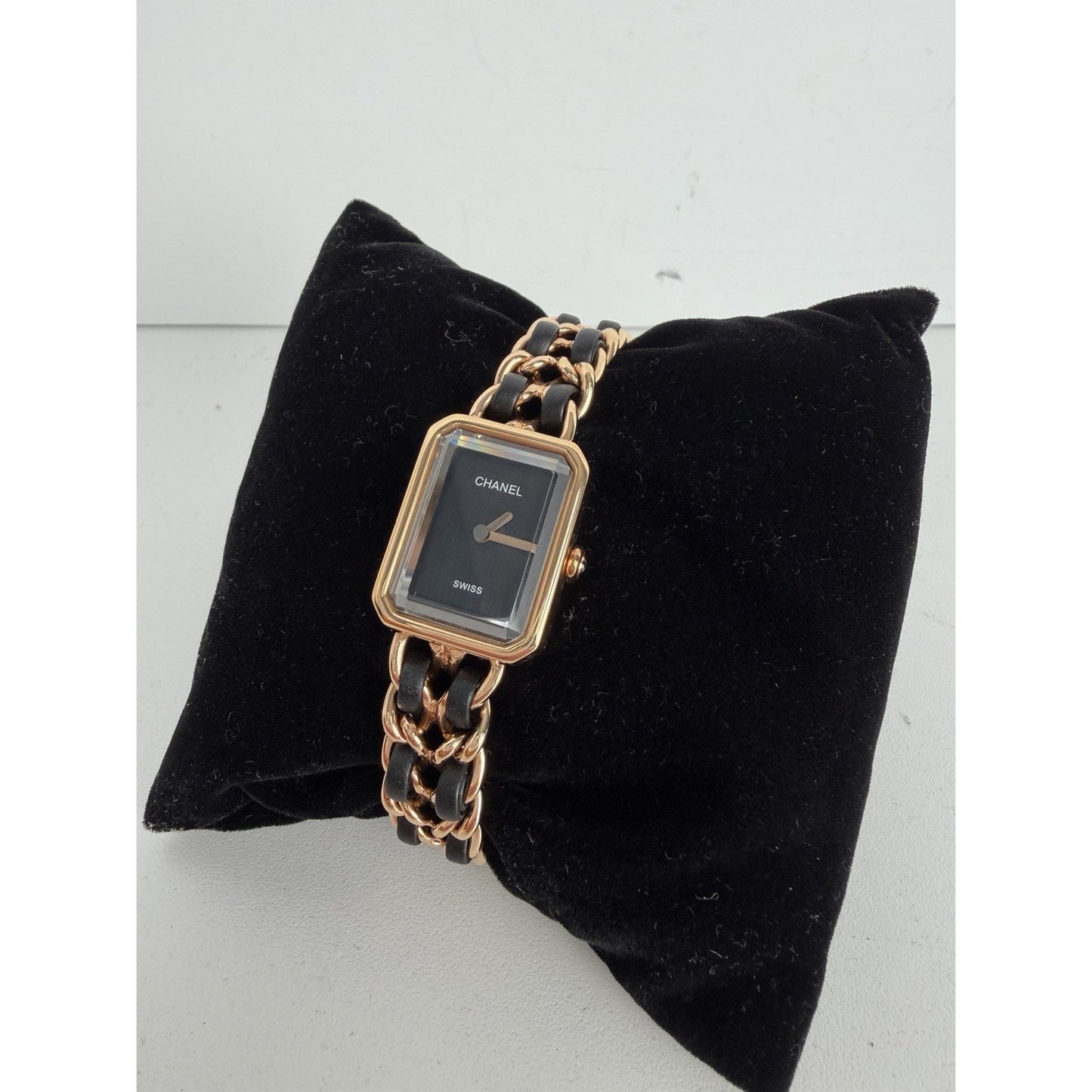 Chanel Premiere Edition Originale Watch Rose Gold Plated Quartz Swiss Made 7in