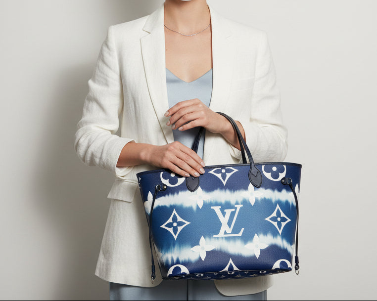 Louis Vuitton Neverfull Tote Bag MM in Escale Monogram Canvas 2020 D4