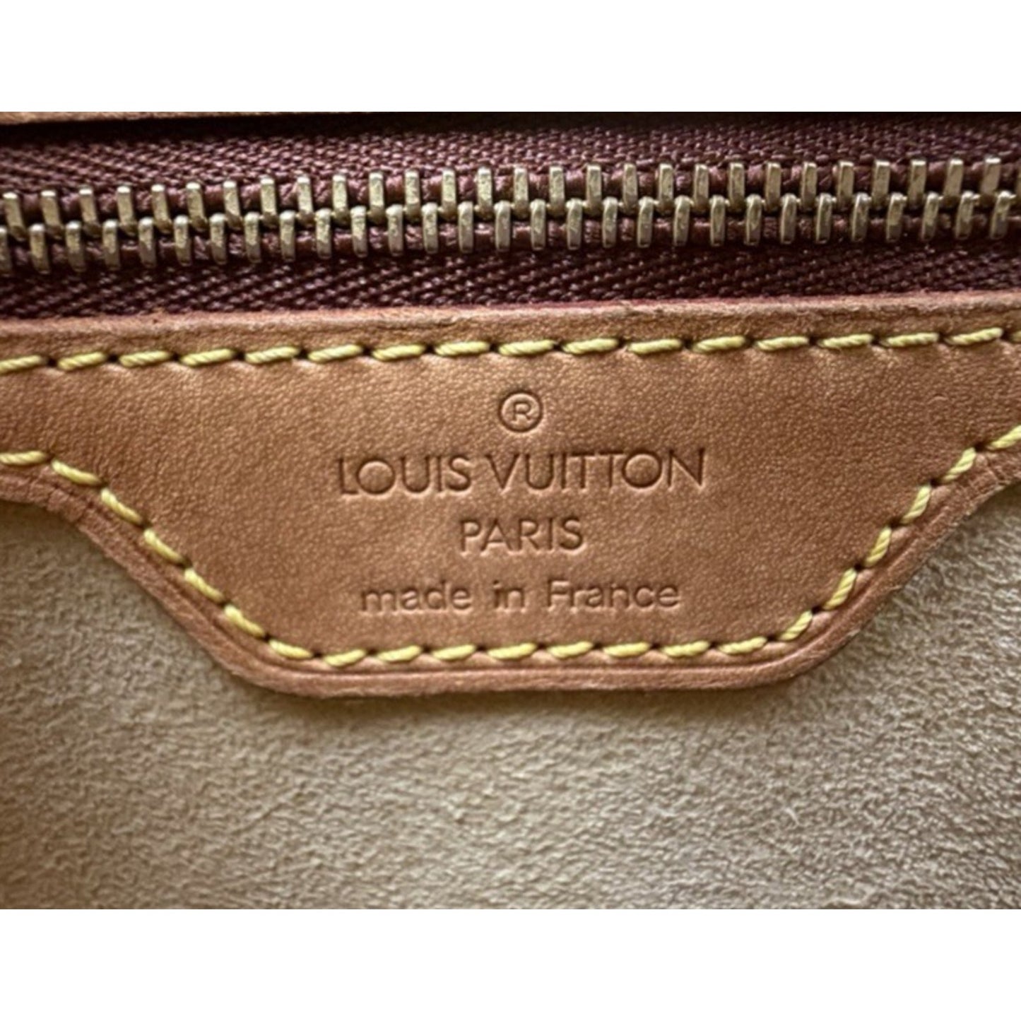 Louis Vuitton Monogram Looping GM Bag in Brown Coated Canvas 1999 S