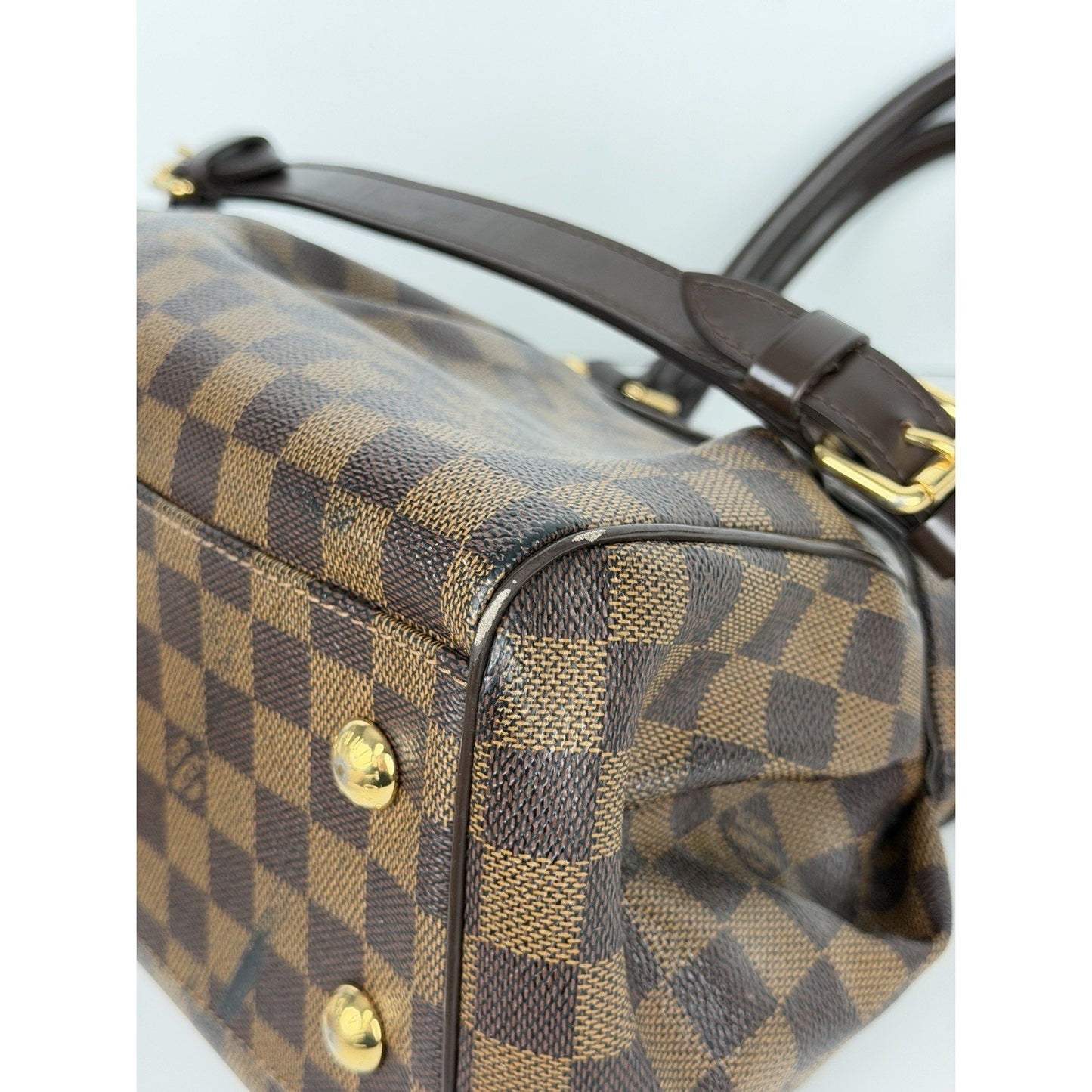 Louis Vuitton Trevi PM Handle Bag in Damier Ebene Coated Canvas 2013