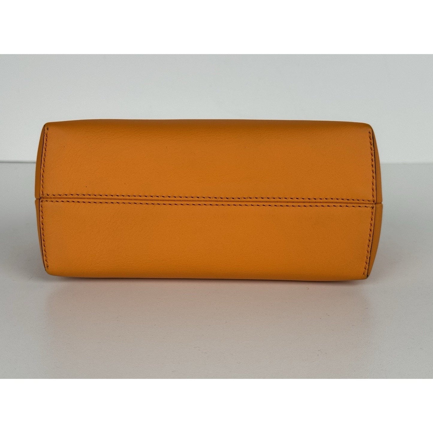 Fendi By The Way Leather Handbag Orange and Brown D-1