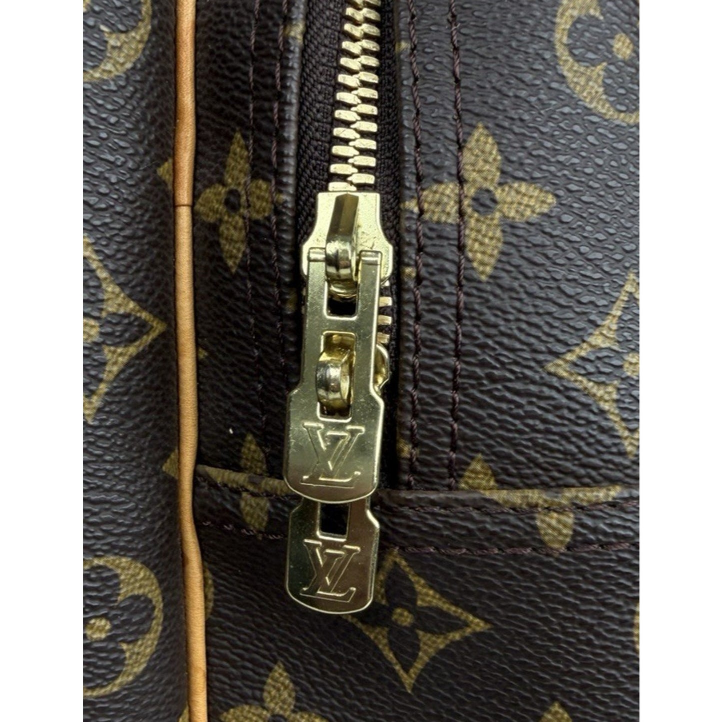 Louis Vuitton Alize 24 Heures Bag In Brown Monogram Coated Canvas Vintage 1998 S